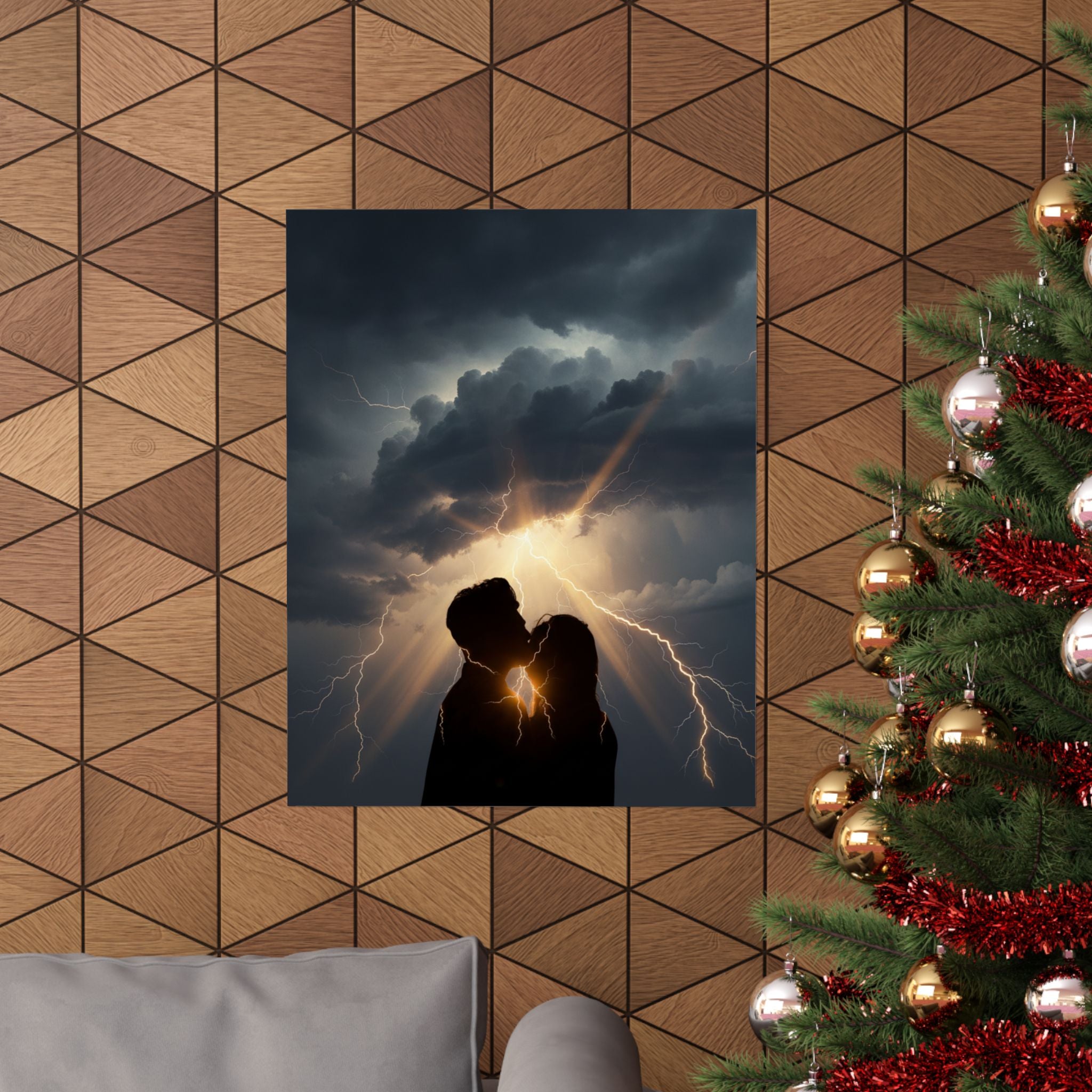 Dramatic Storm — Person — Matte Poster