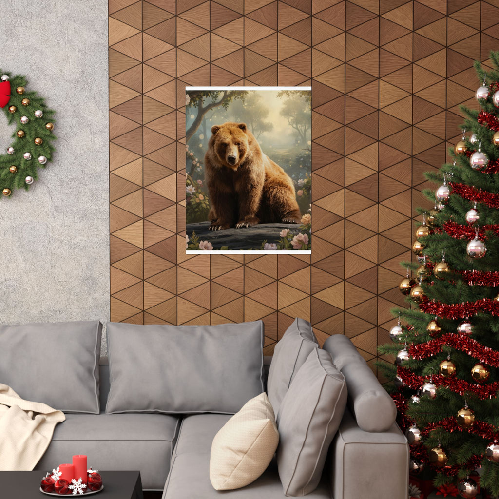 Scenic Nature — Bear — Matte Poster