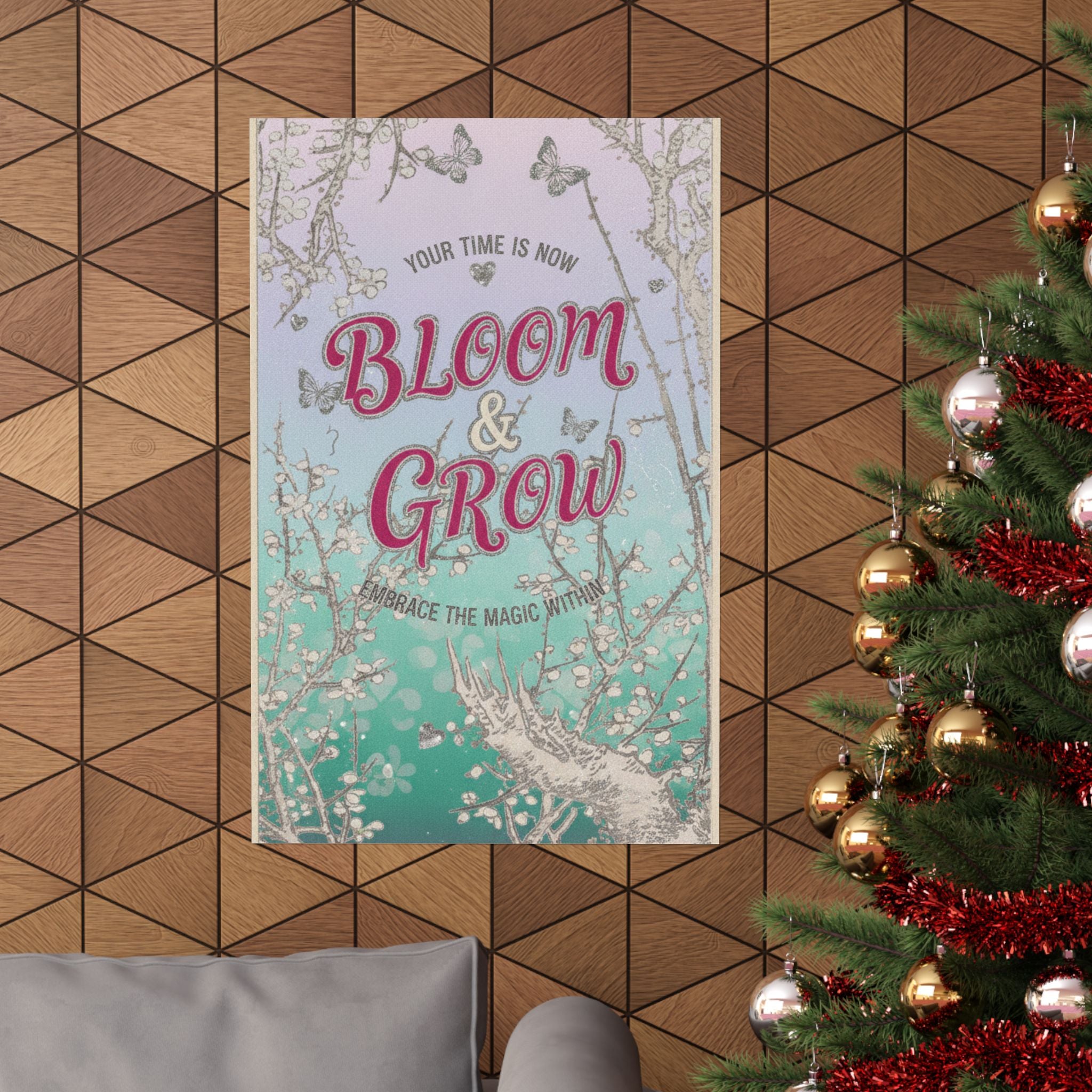 Affirmation — Plum Tree In Blossom — Matte Poster