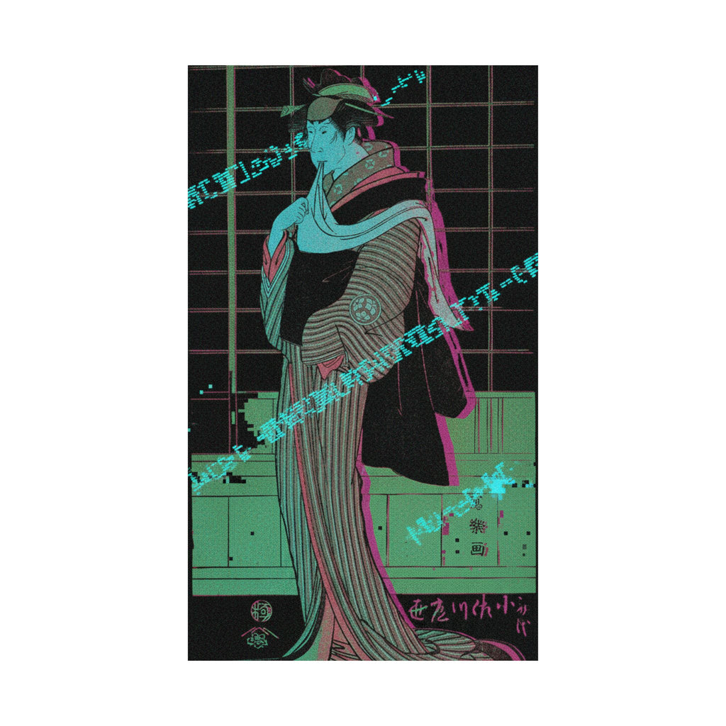 Glitch Culture — Osagawa Tsuneyo Ii As The Hairdresser O-Roku — Matte Poster