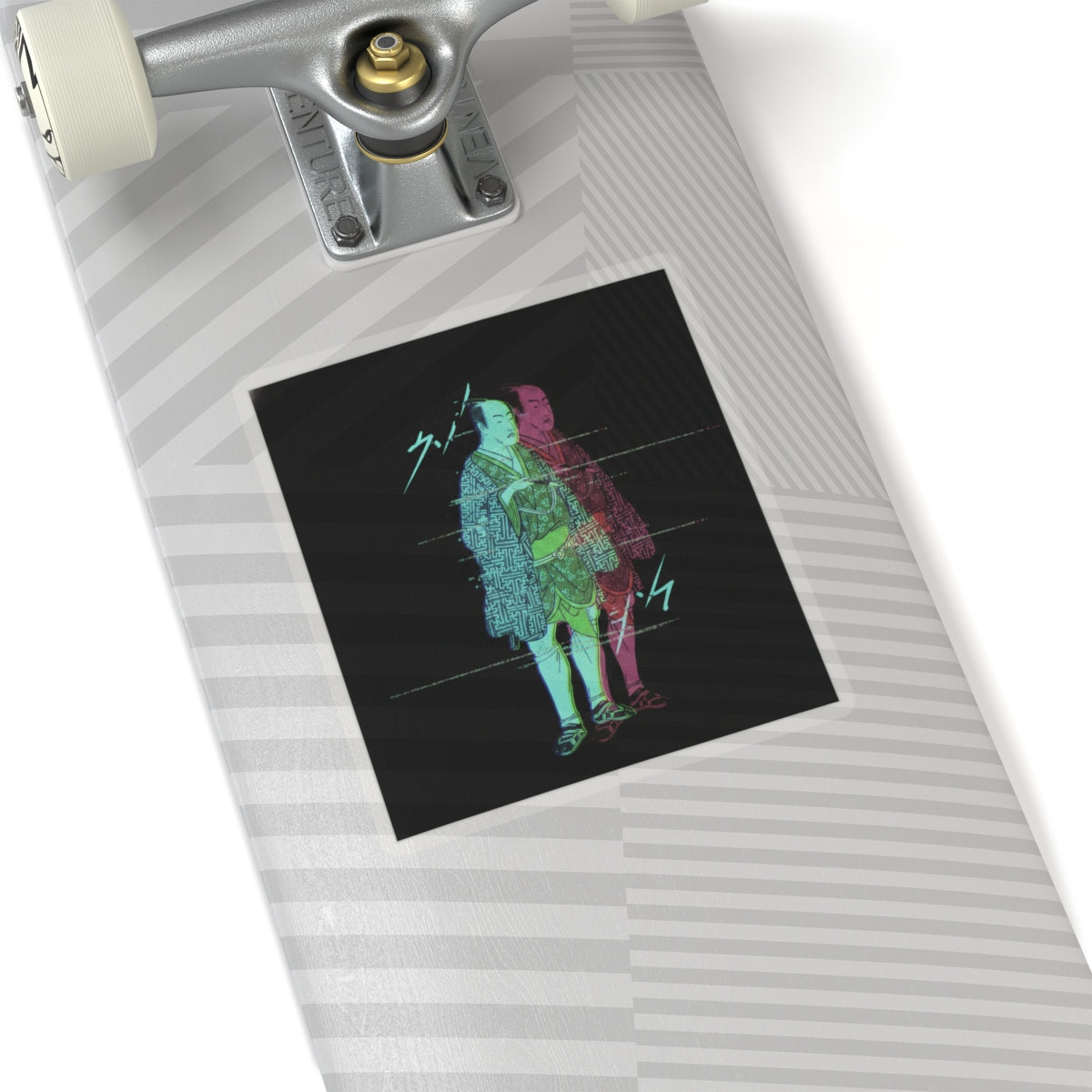 Glitch Culture — The Fourth Matsumoto Koshiro As A Man Dressed In A Short Kimono — Kiss-Cut Sticker