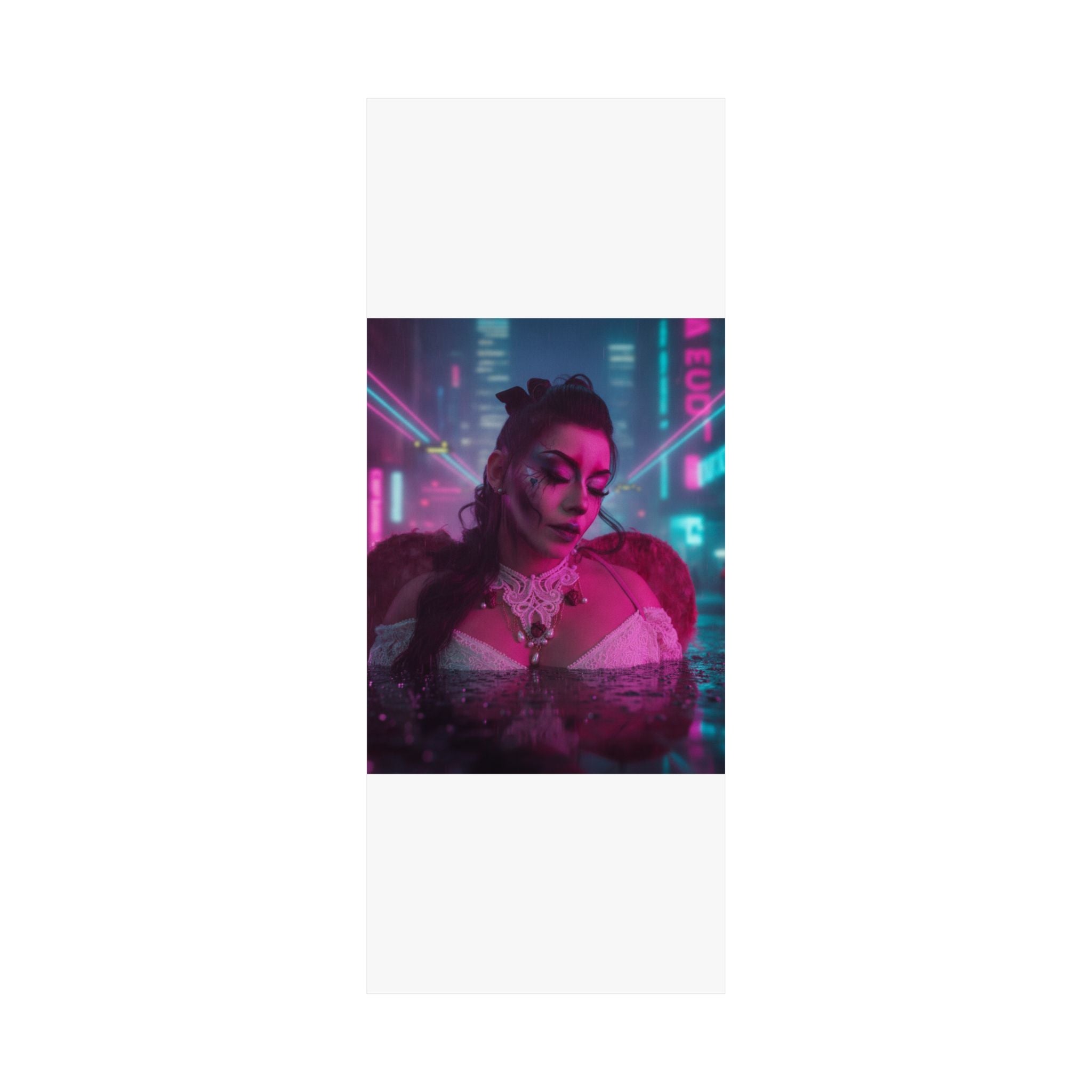 Neon Noir — Person — Matte Poster