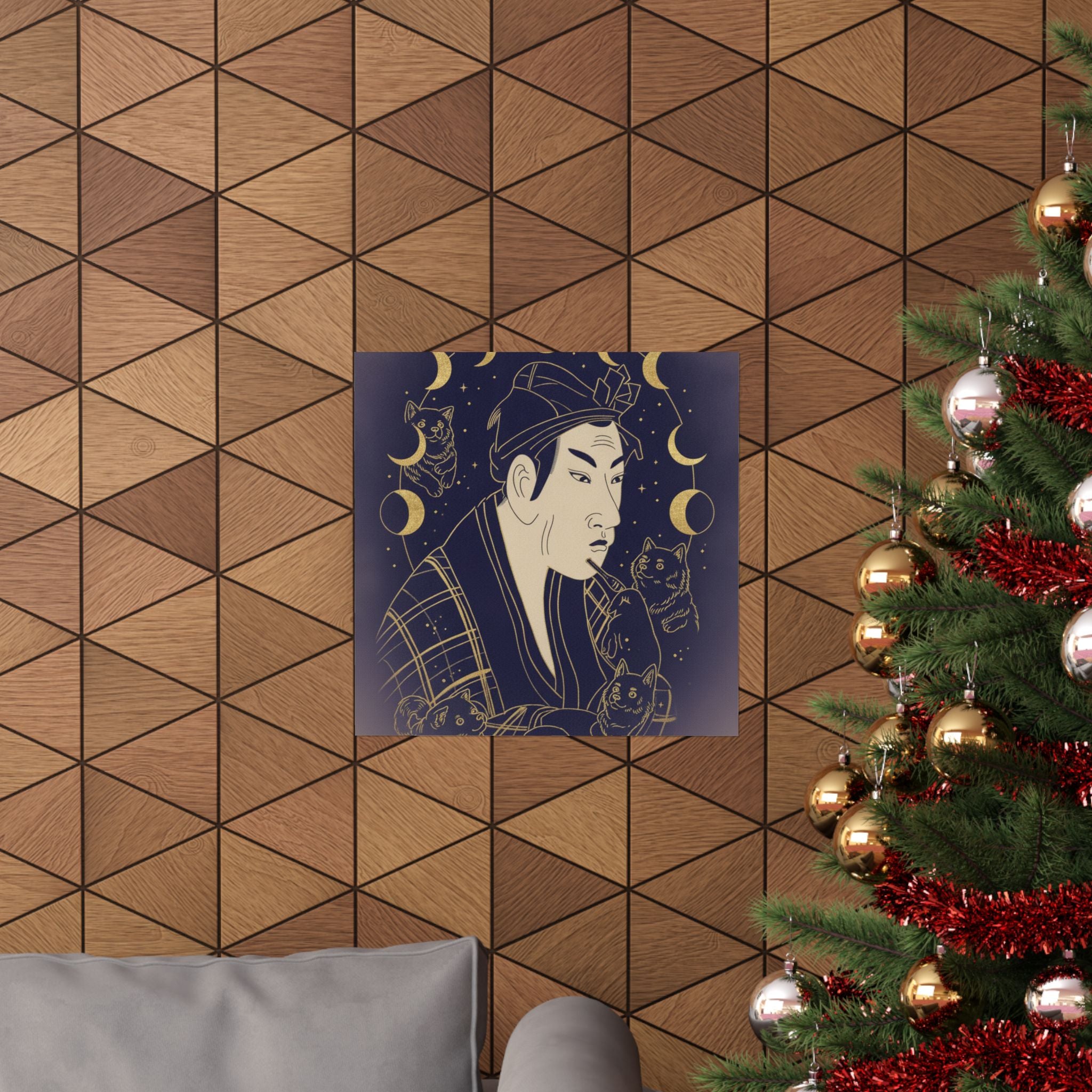 Celestial — The Actor Matsumoto Koshiro As Banzuin Chobei — Matte Poster