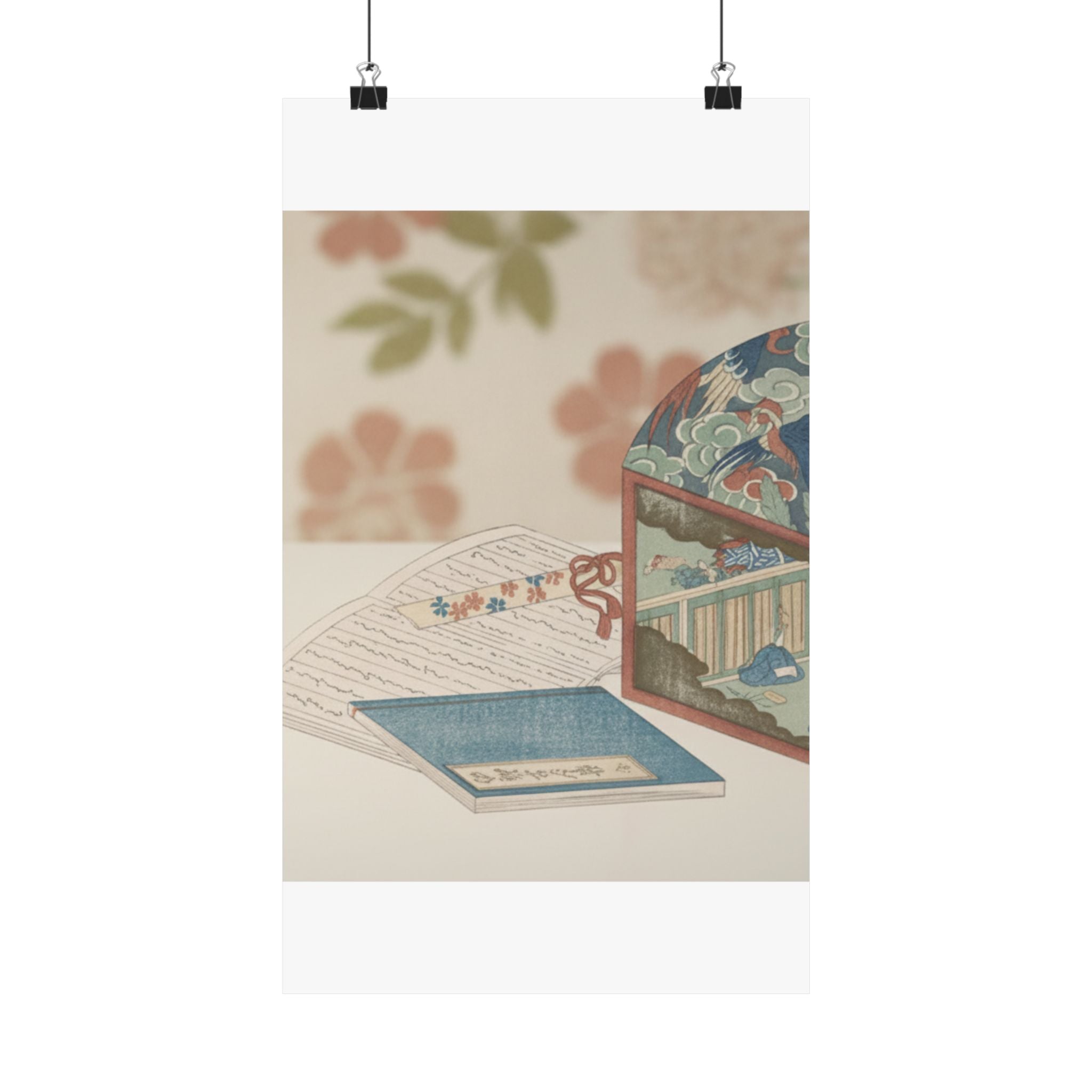 Product Marketing — Box And Books — Matte Poster