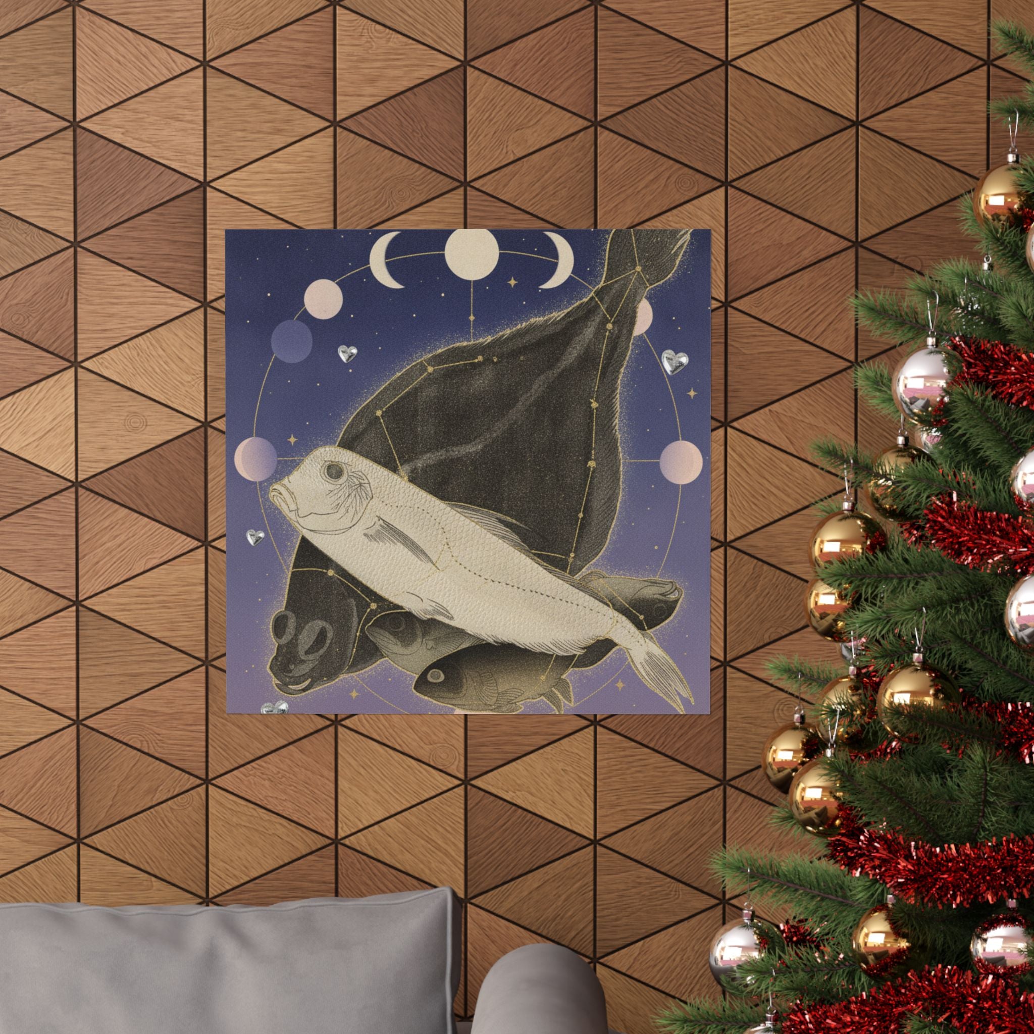 Celestial — Flounder And Other Fishes — Matte Poster
