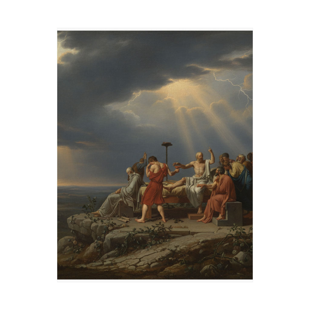 Dramatic Storm — Person — Matte Poster