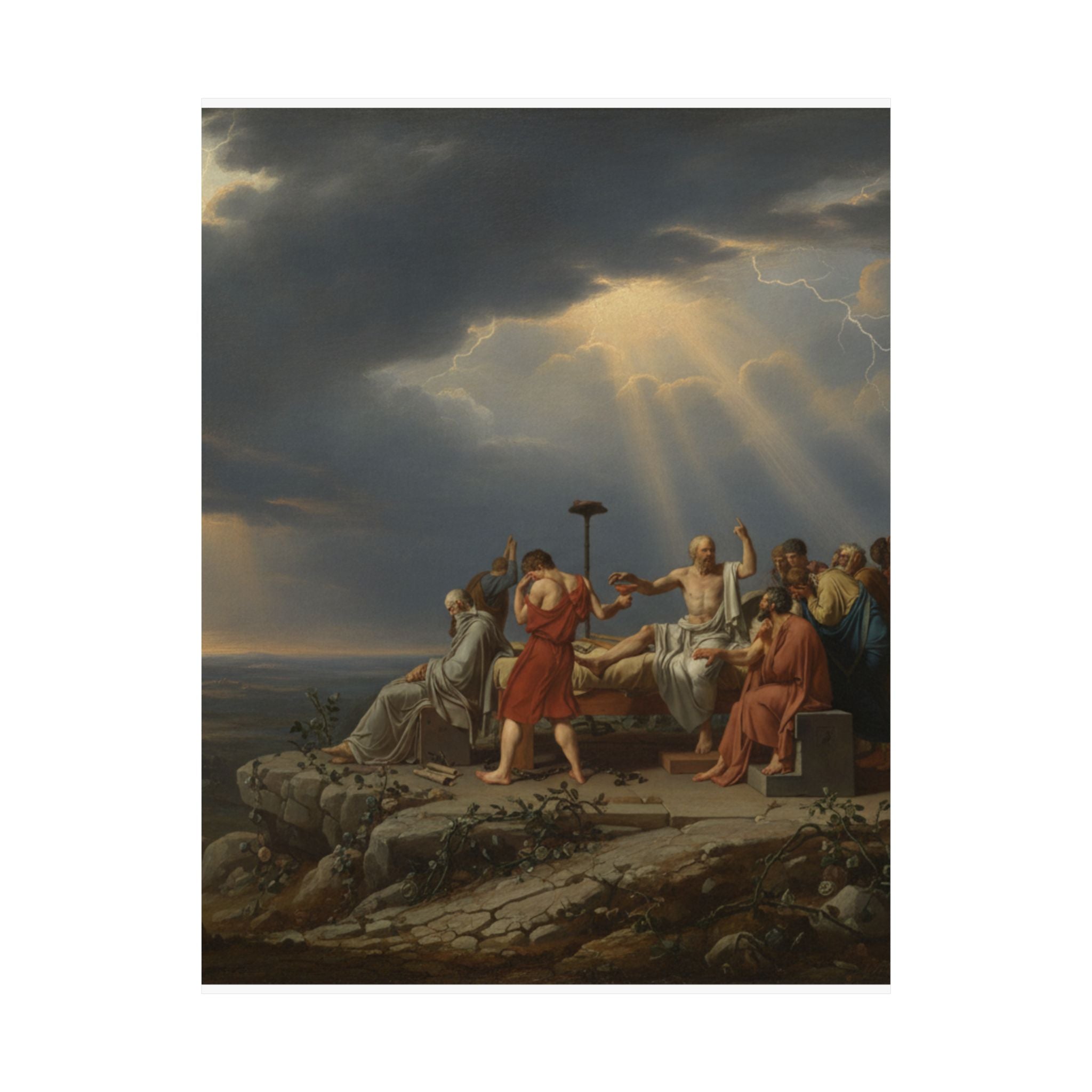 Dramatic Storm — Person — Matte Poster
