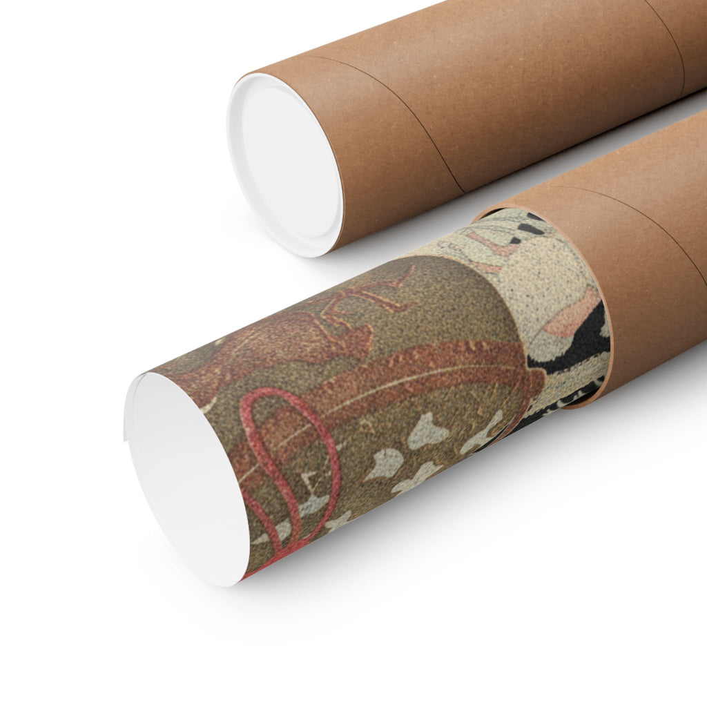 Vintage Bootleg — Scroll Painting Of Horse — Matte Poster
