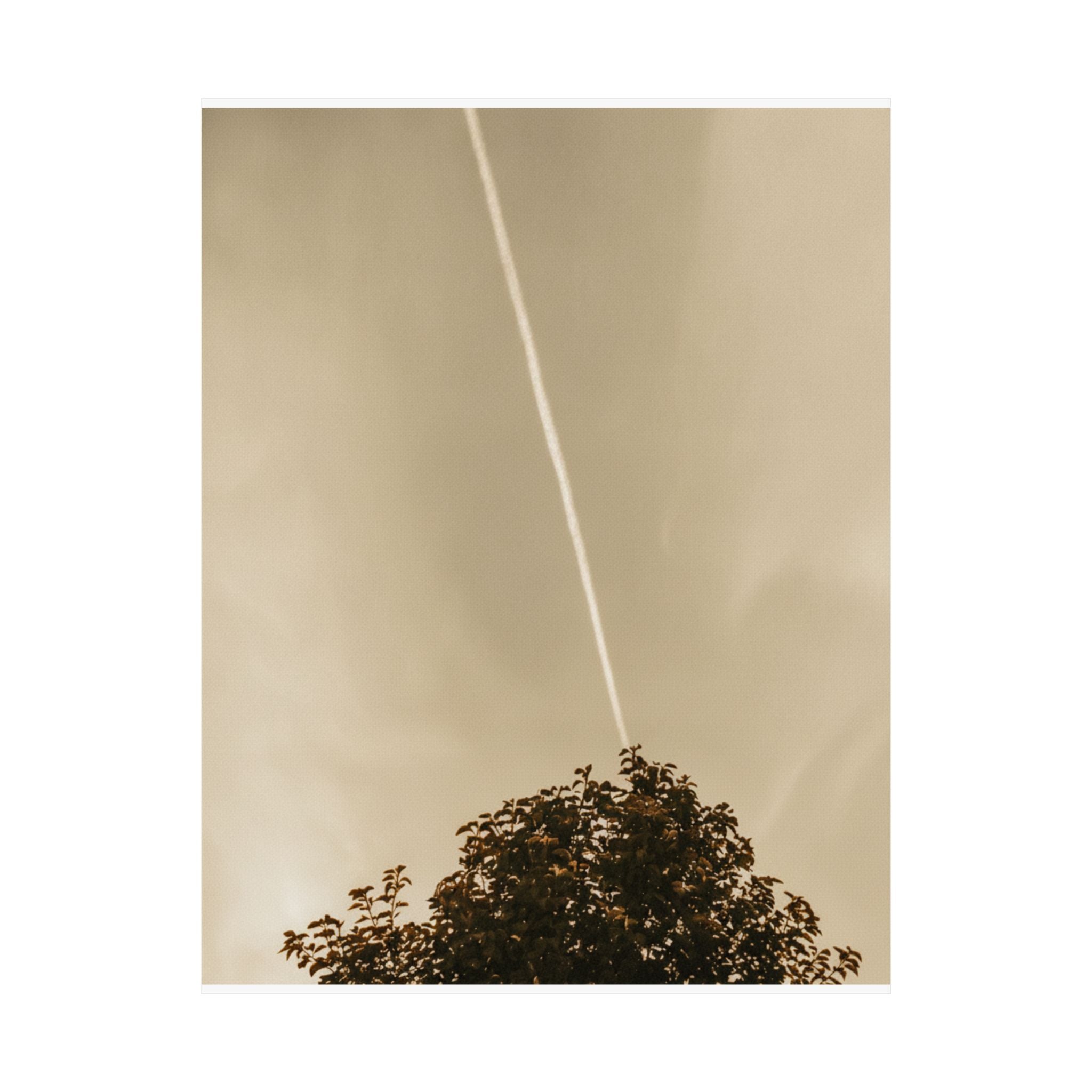 Scenic Nature — Contrail — Matte Poster