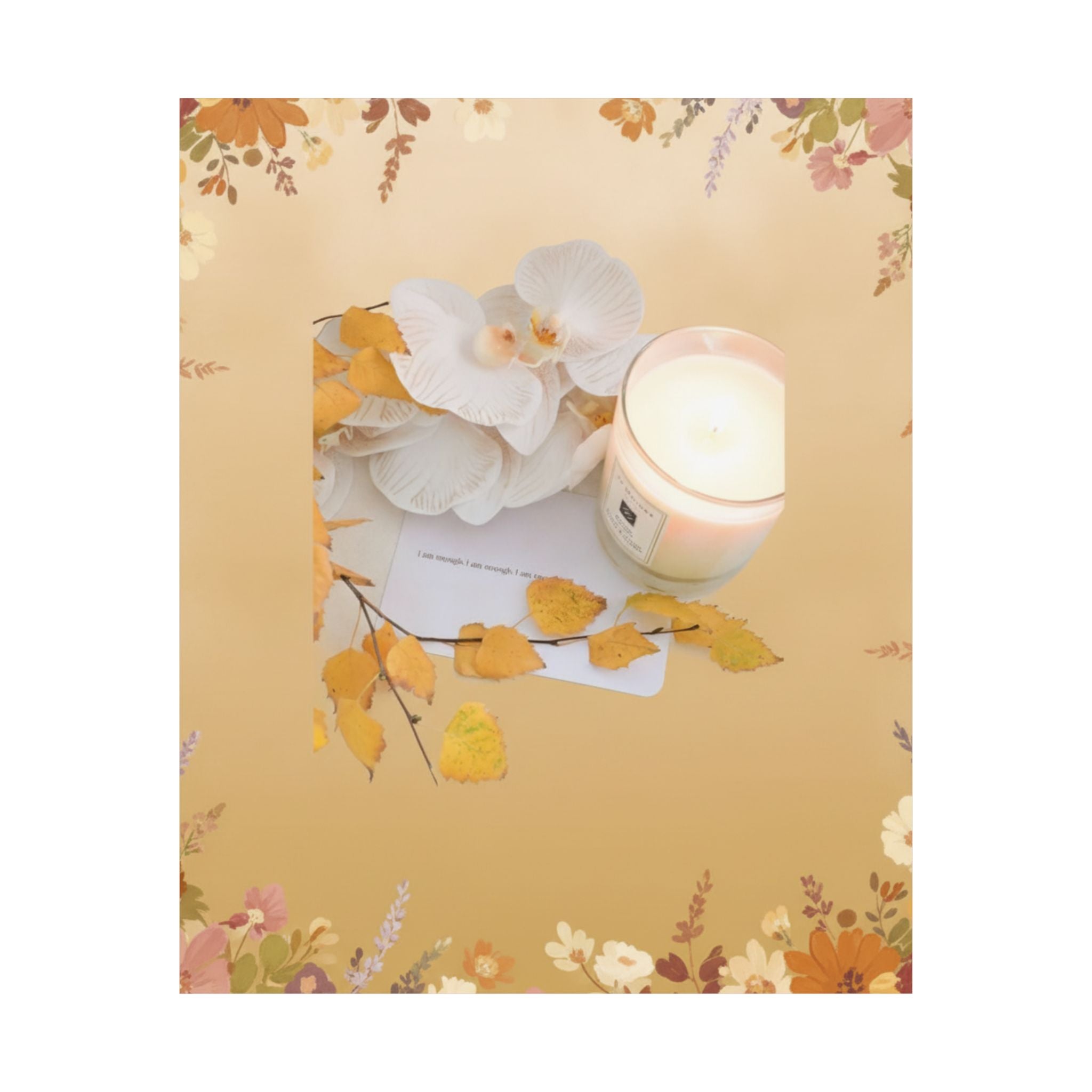 Affirmation — Candle — Matte Poster
