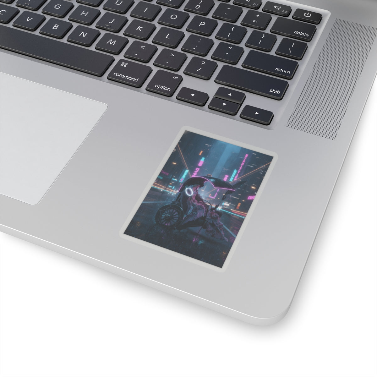 Neon Noir — Lady In A Chariot — Kiss-Cut Sticker