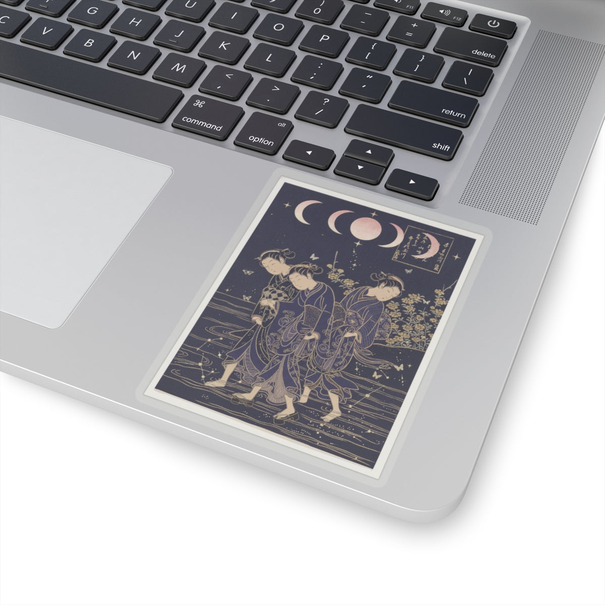 Celestial — The Tama River At Ide, Yamashiro Province — Kiss-Cut Sticker