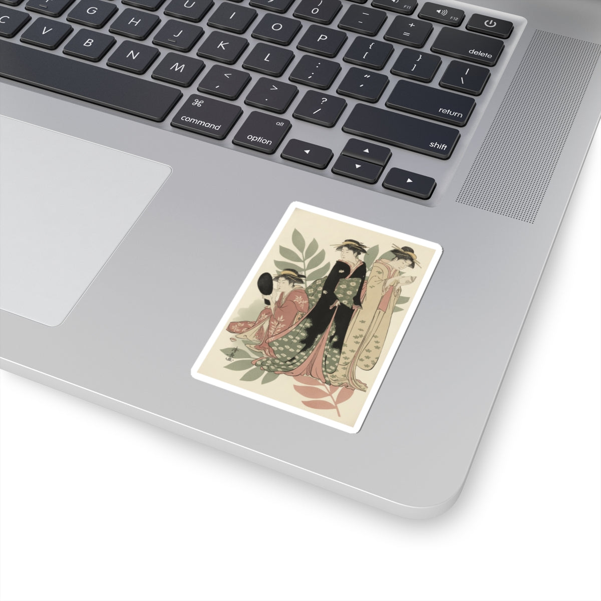 Botanical — Three Geishas Of Tachibana Street In Their Room — Kiss-Cut Sticker