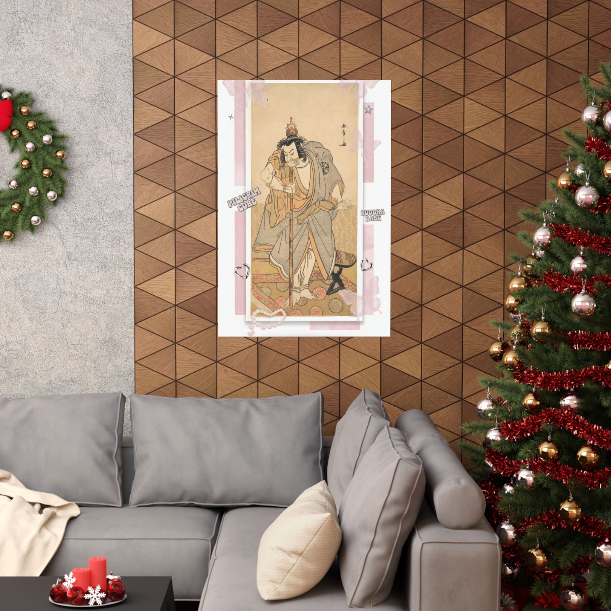 Ecommerce Main — The Actor Nakamura Nakazo As A Rokuju-Rokubu (Pilgrim To Buddhist Temple) — Matte Poster