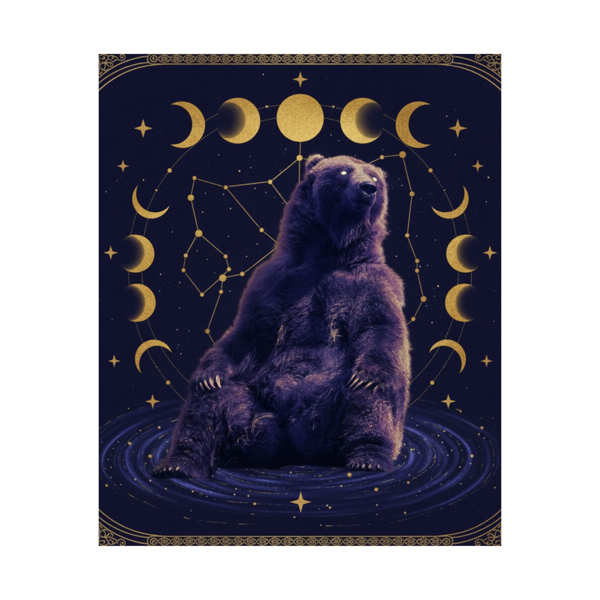 Celestial — Bear — Matte Poster