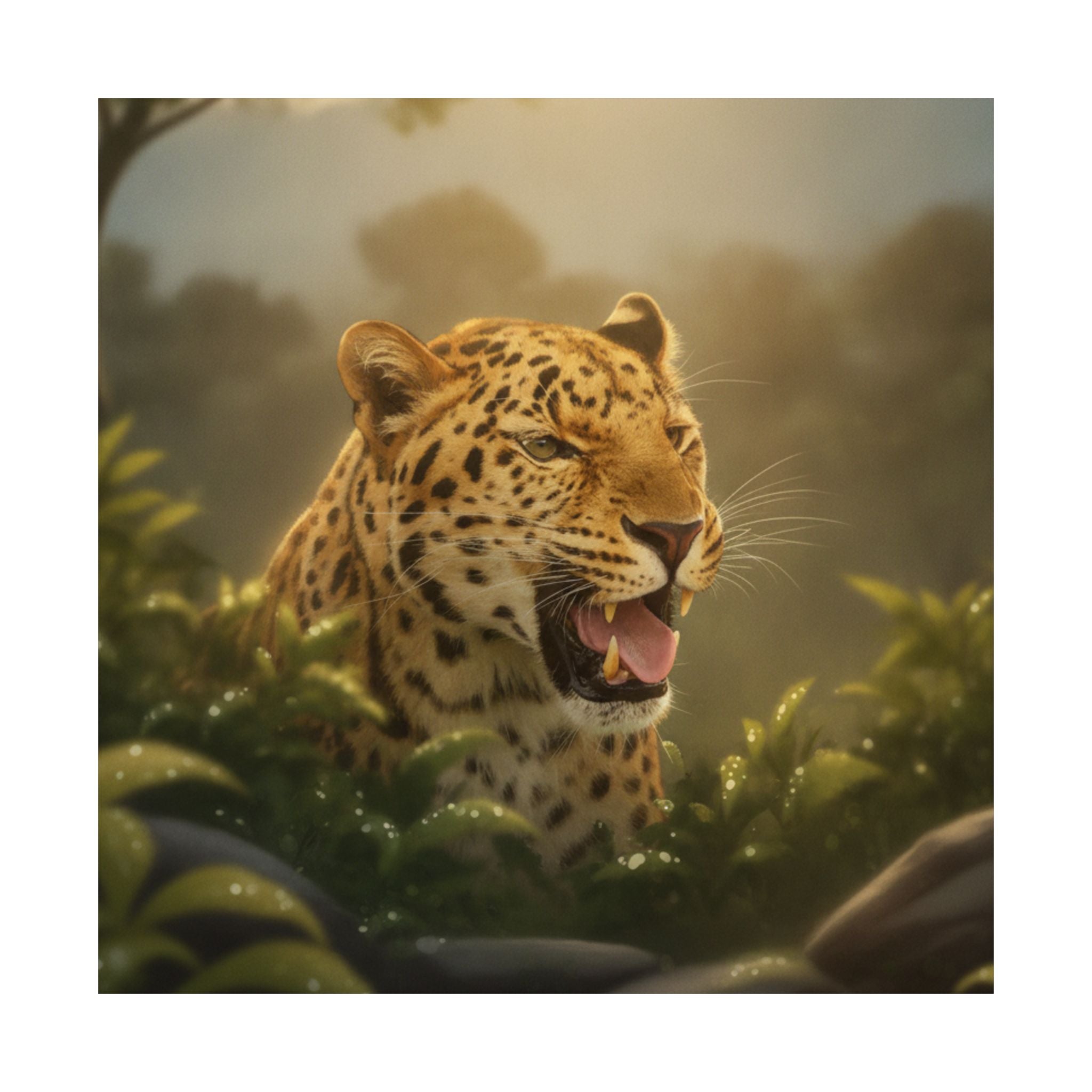 Scenic Nature — Leopard — Matte Poster