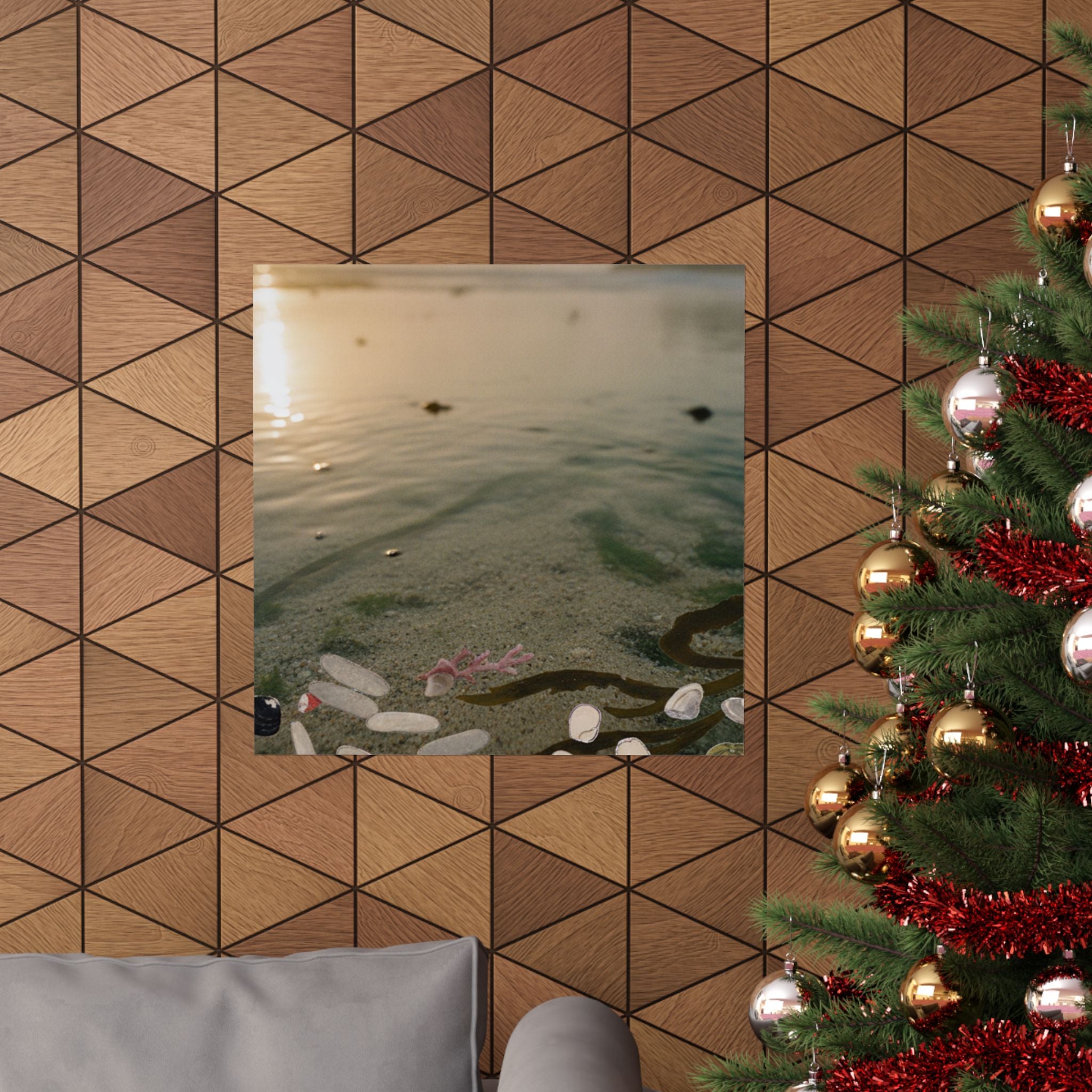 Scenic Nature — Shells Under Water — Matte Poster
