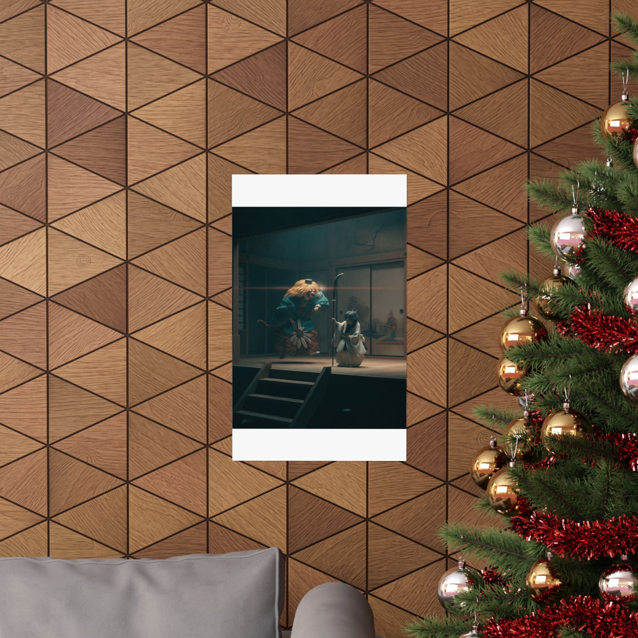 Cinematic — Scene From Noh Dance — Matte Poster