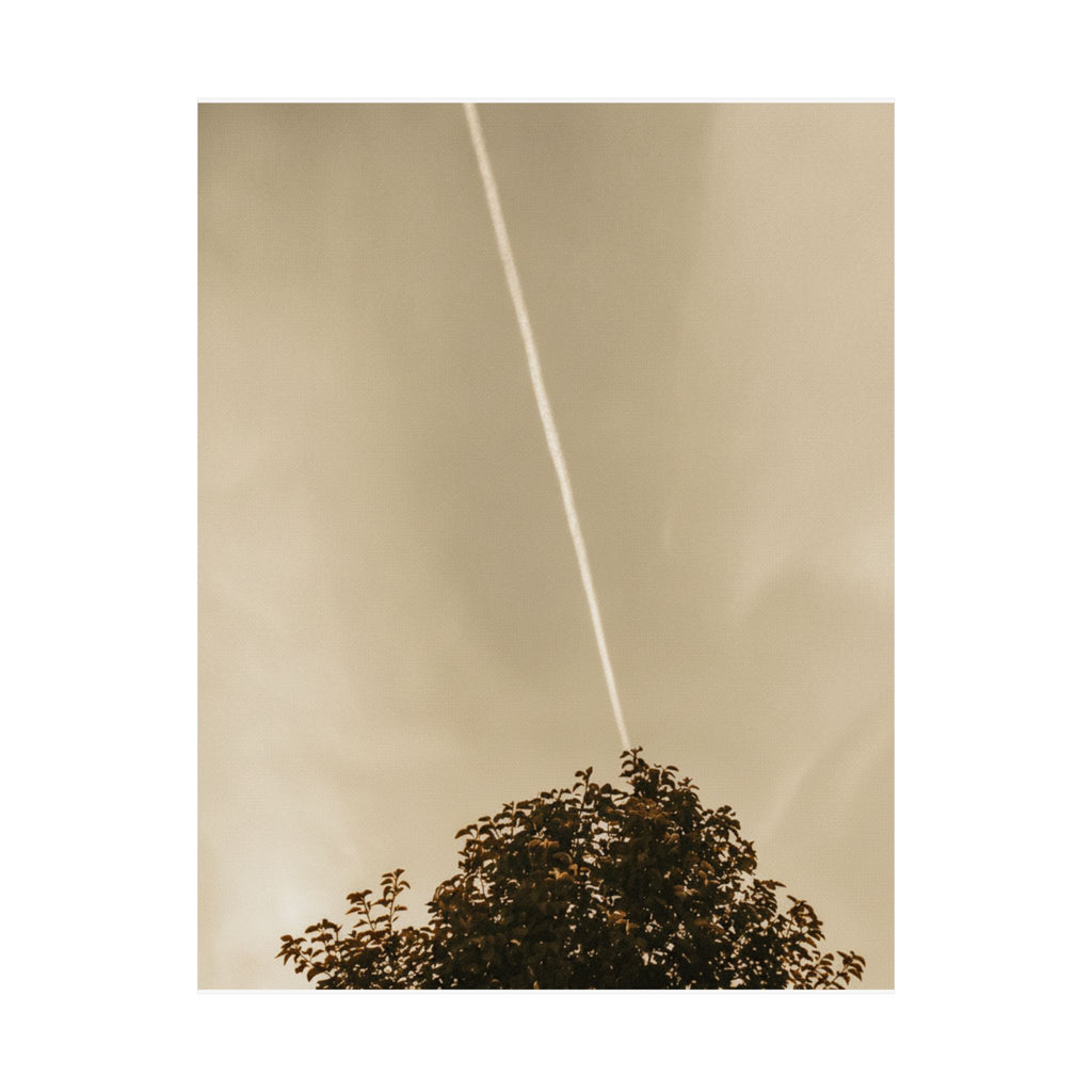 Scenic Nature — Contrail — Matte Poster