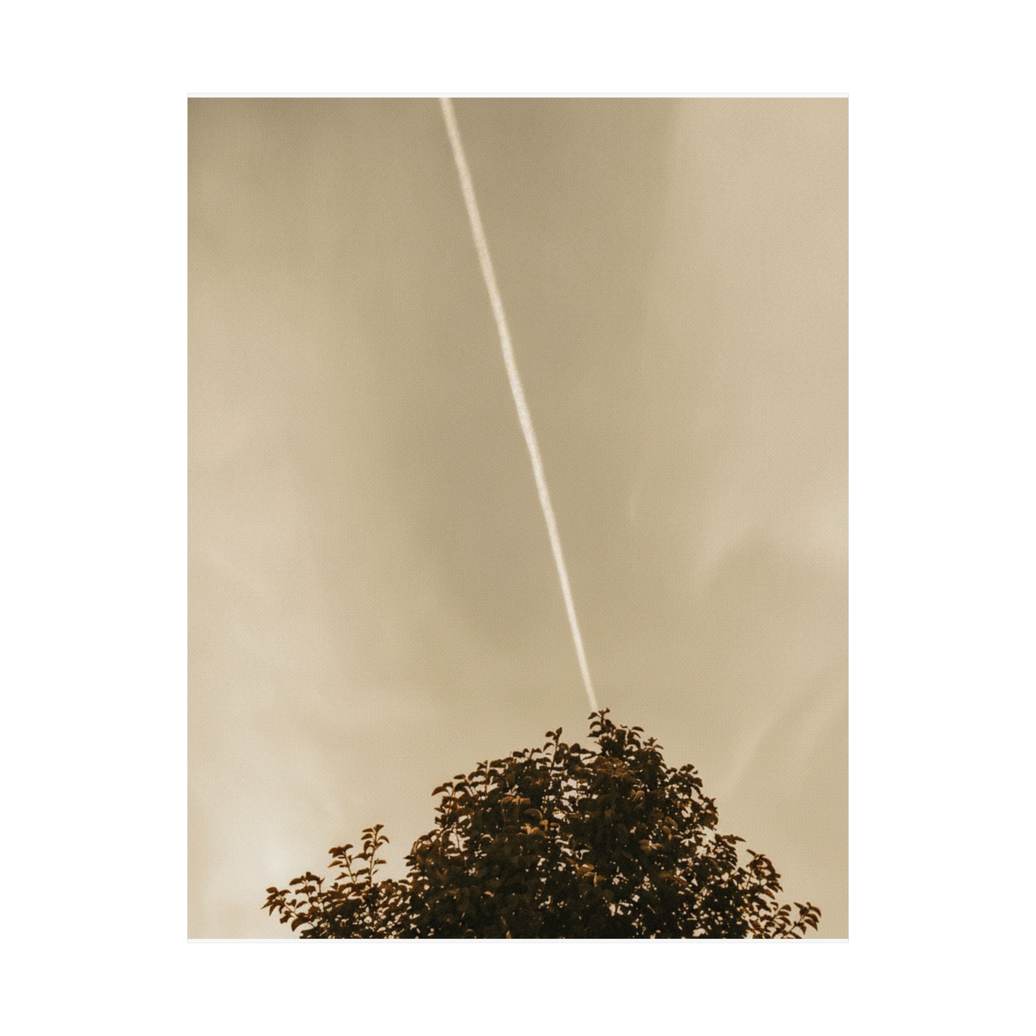 Scenic Nature — Contrail — Matte Poster