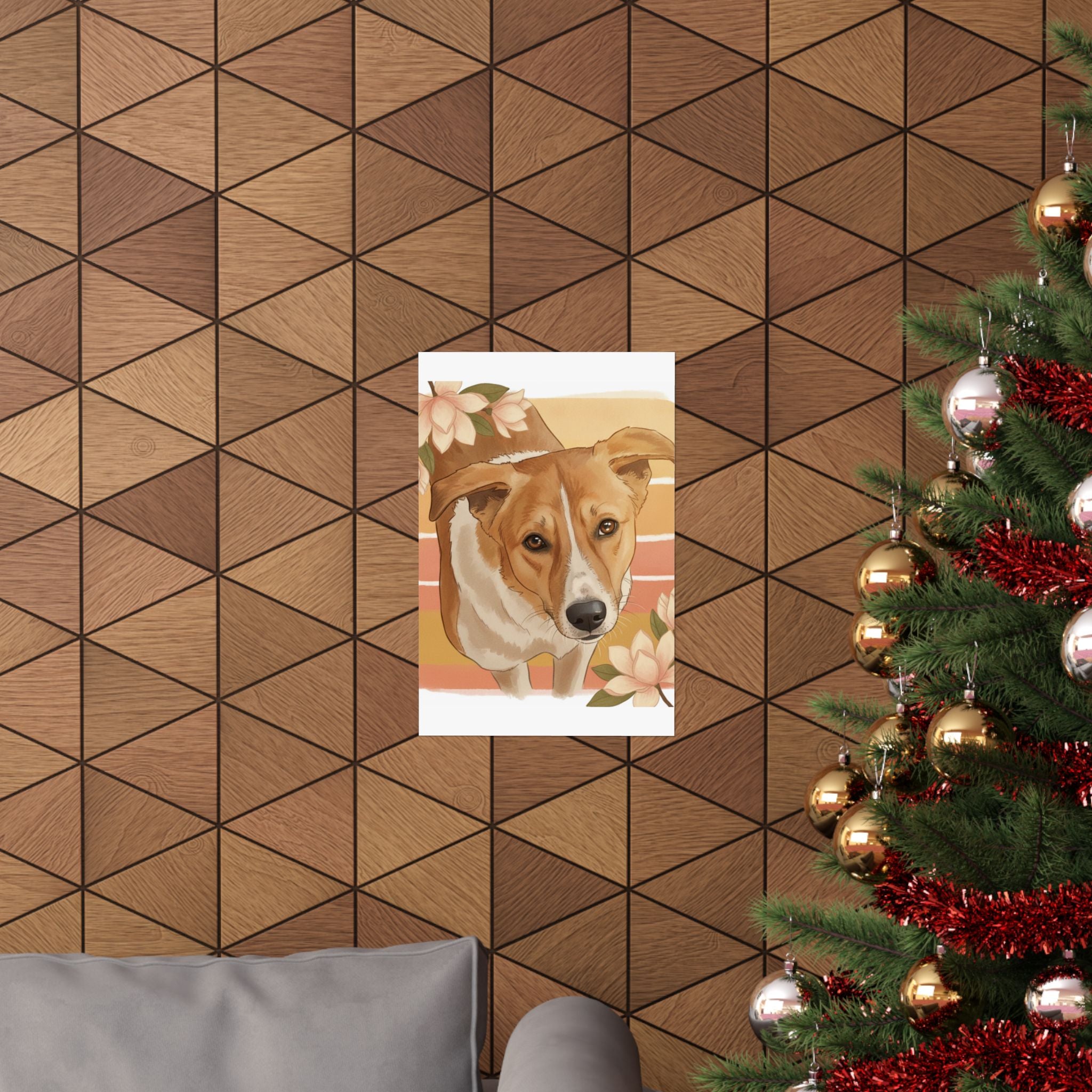 Southern Sunset — Dog — Matte Poster