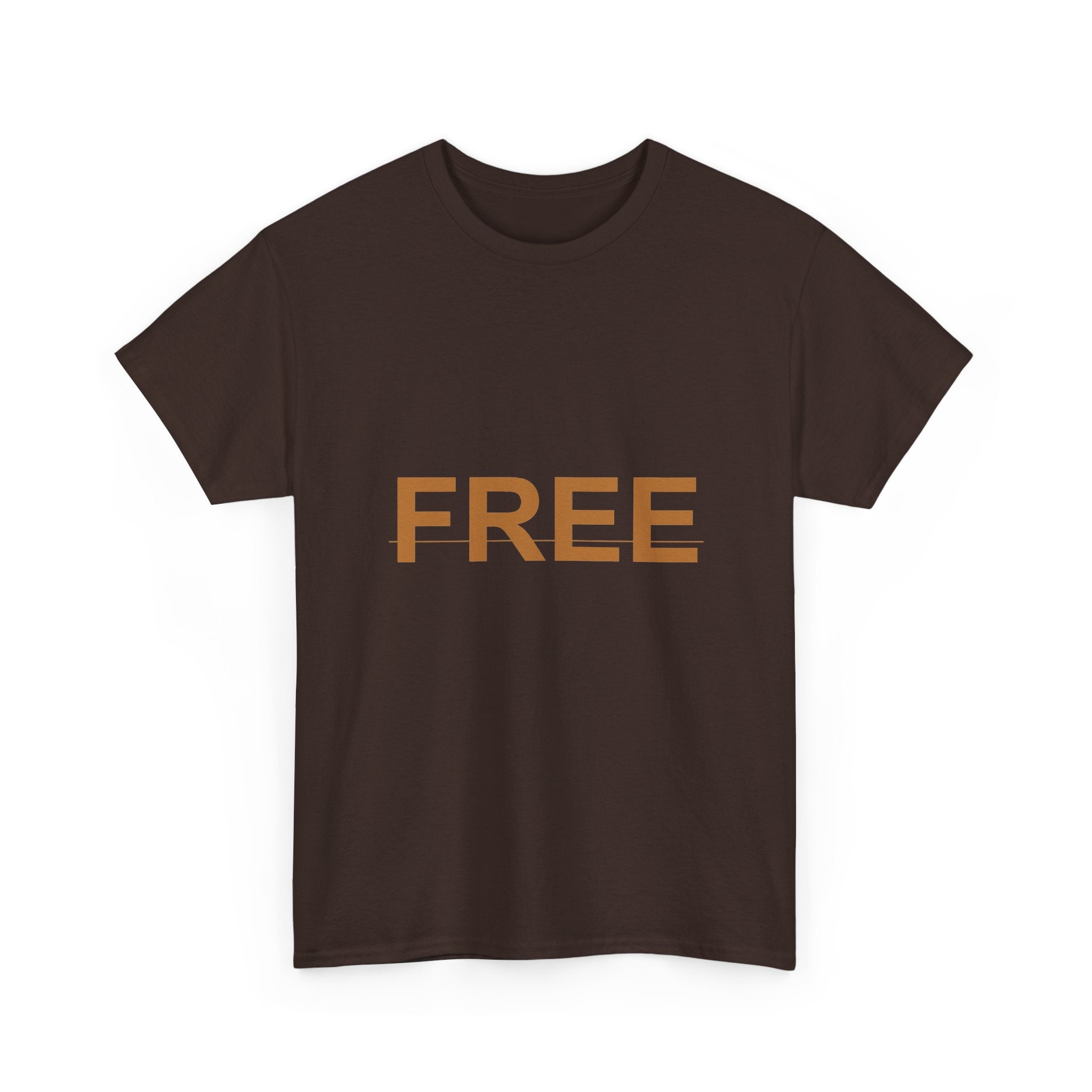 FREE Minimal Rust Serif Typography Graphic Tee