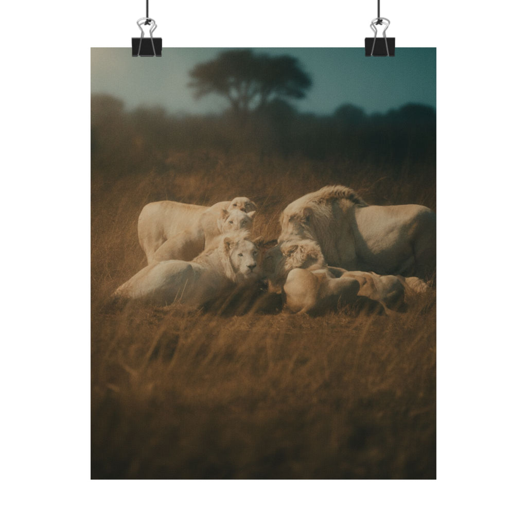 Cinematic — Lion — Matte Poster