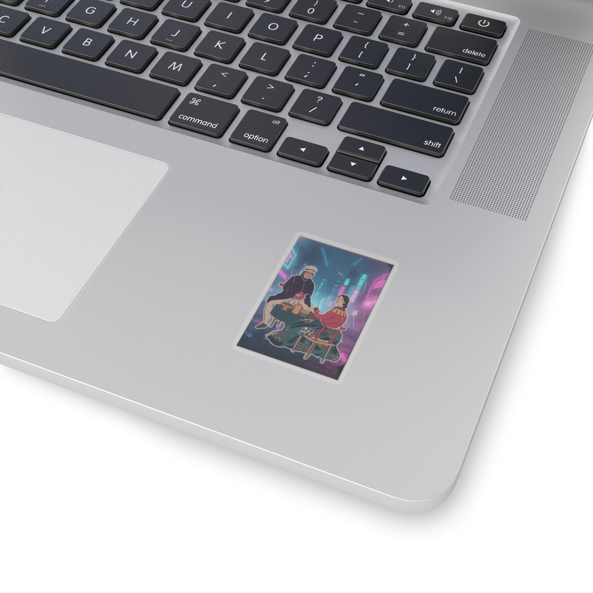Neon Noir kiss-cut sticker — product view 9