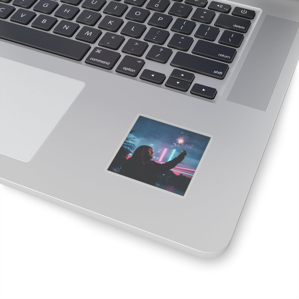 Neon Noir — Person — Kiss-Cut Sticker