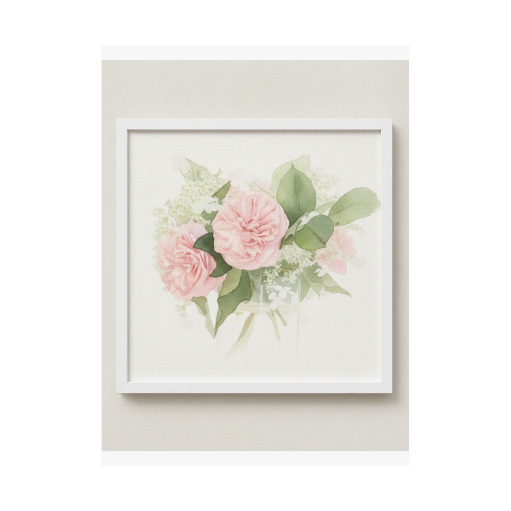 Watercolor — Flower — Matte Poster