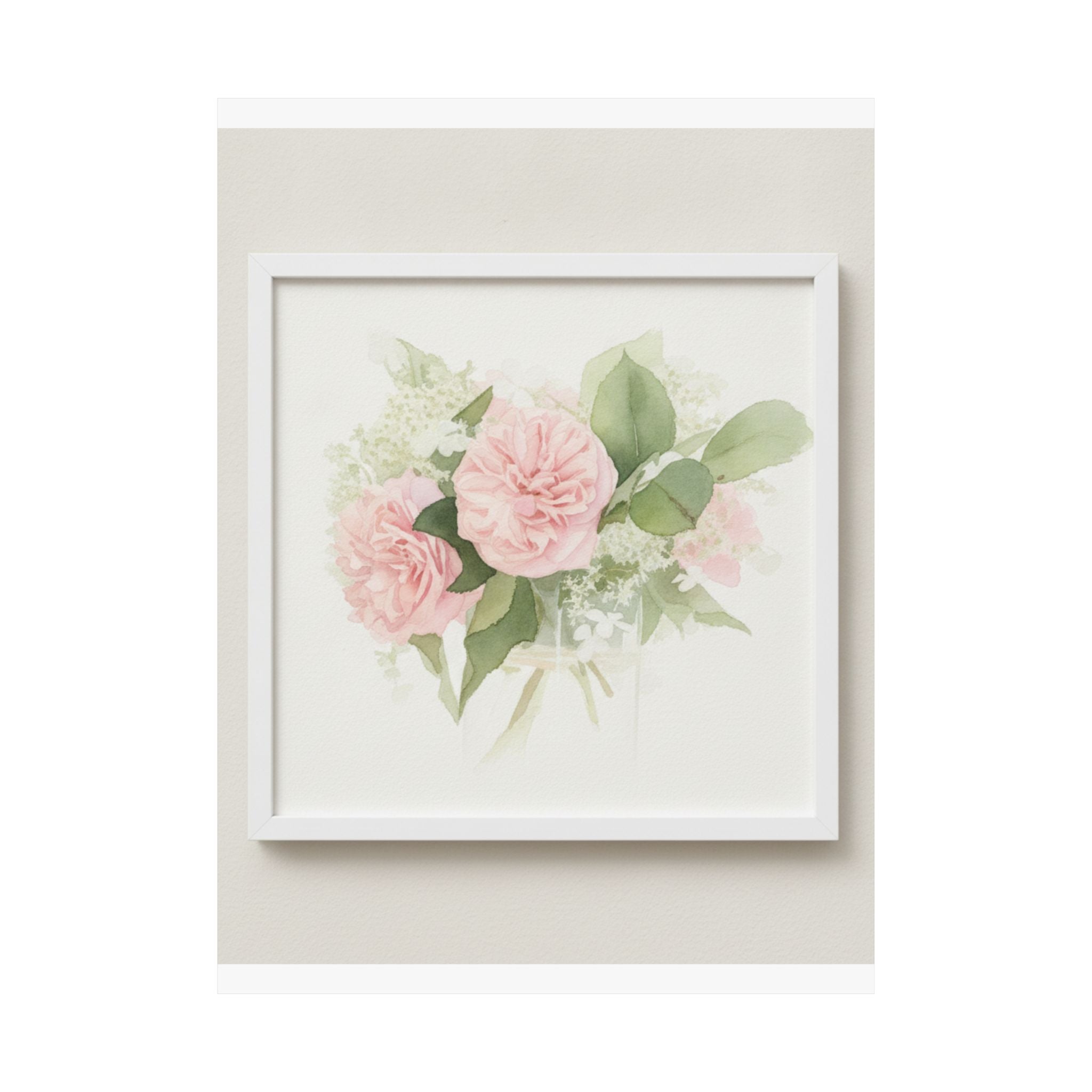 Watercolor — Flower — Matte Poster