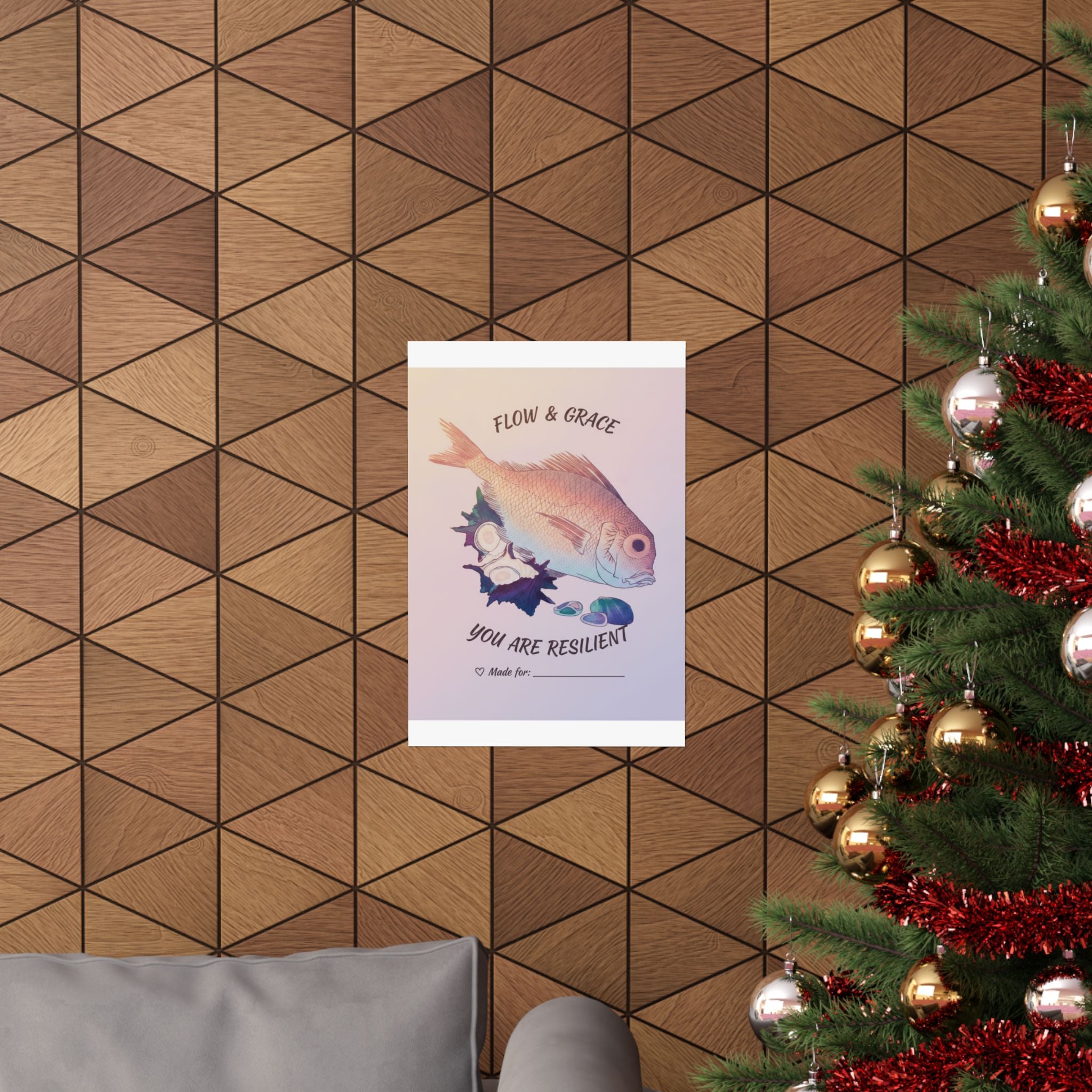 Affirmation — Tai Fish And Top-Shells — Matte Poster