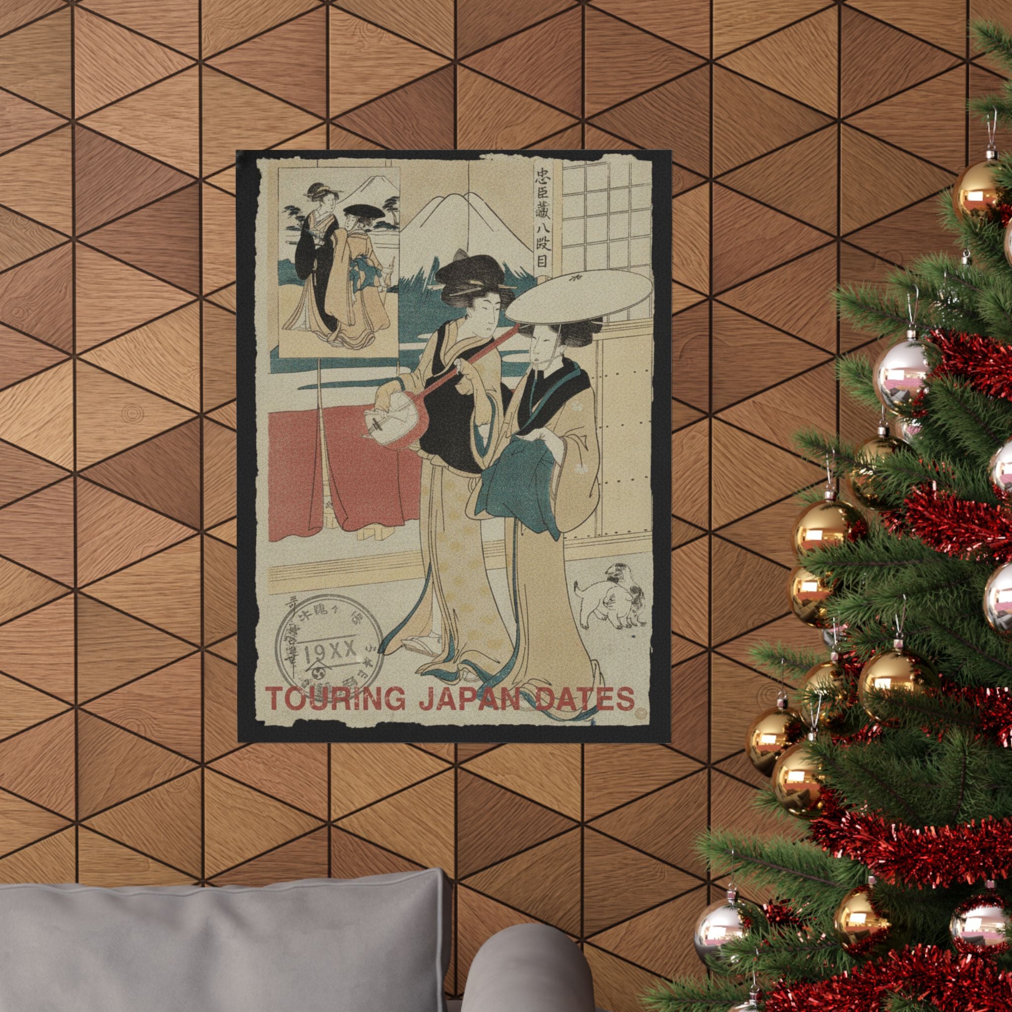 Vintage Bootleg — Two Tori-Oi, Or Itinerant Women Musicians Of The Eta Class — Matte Poster