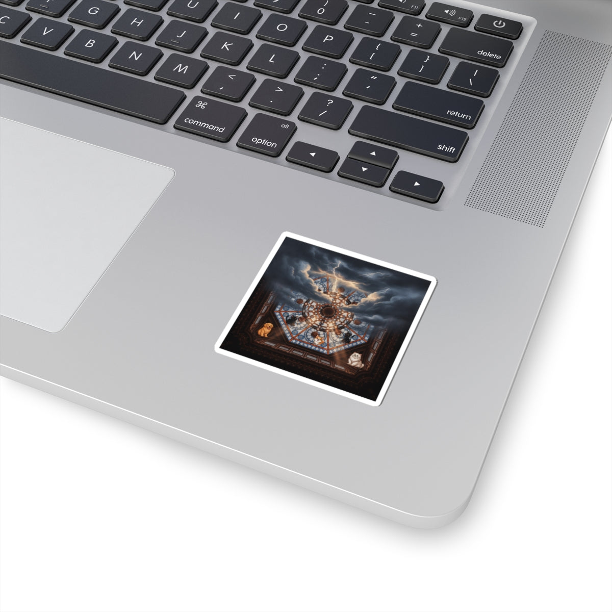 Dramatic Storm — Ceiling — Kiss-Cut Sticker