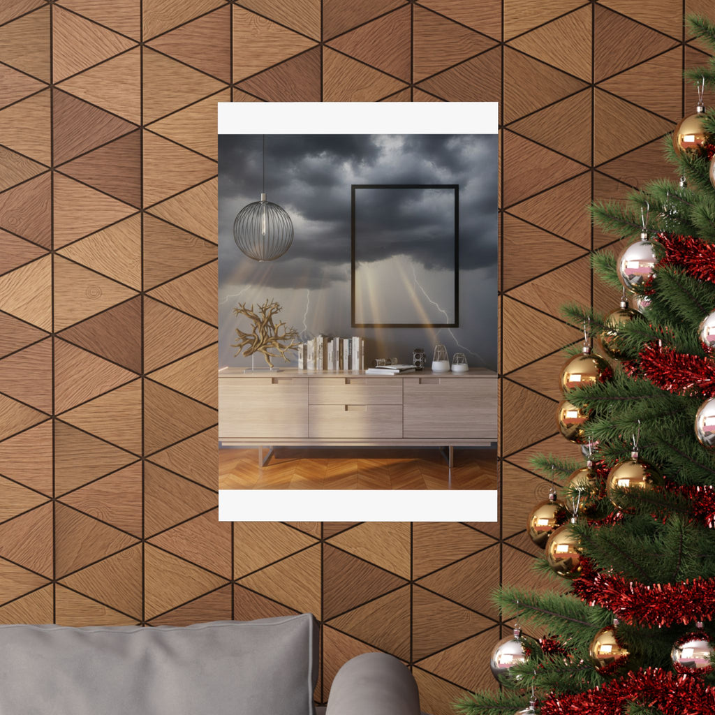 Dramatic Storm — Interior — Matte Poster