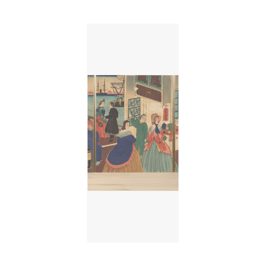 Product Marketing — People Of The Five Nations Drinking And Eating (Gokakoku Jinbutsu Dontaku No Zu) — Matte Poster