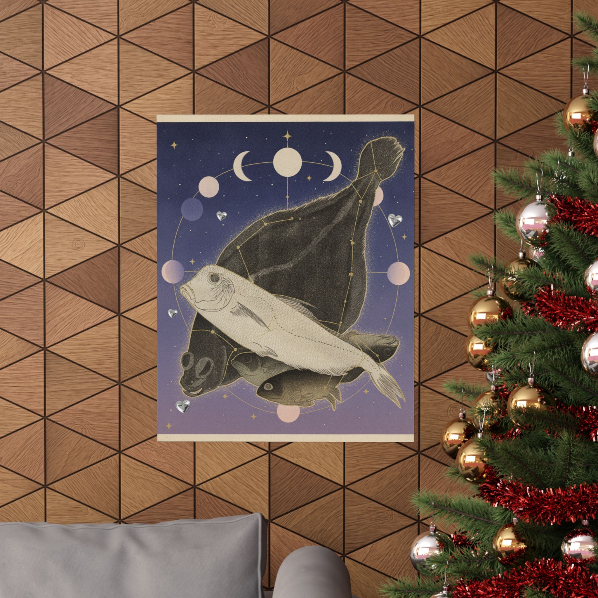 Celestial — Flounder And Other Fishes — Matte Poster