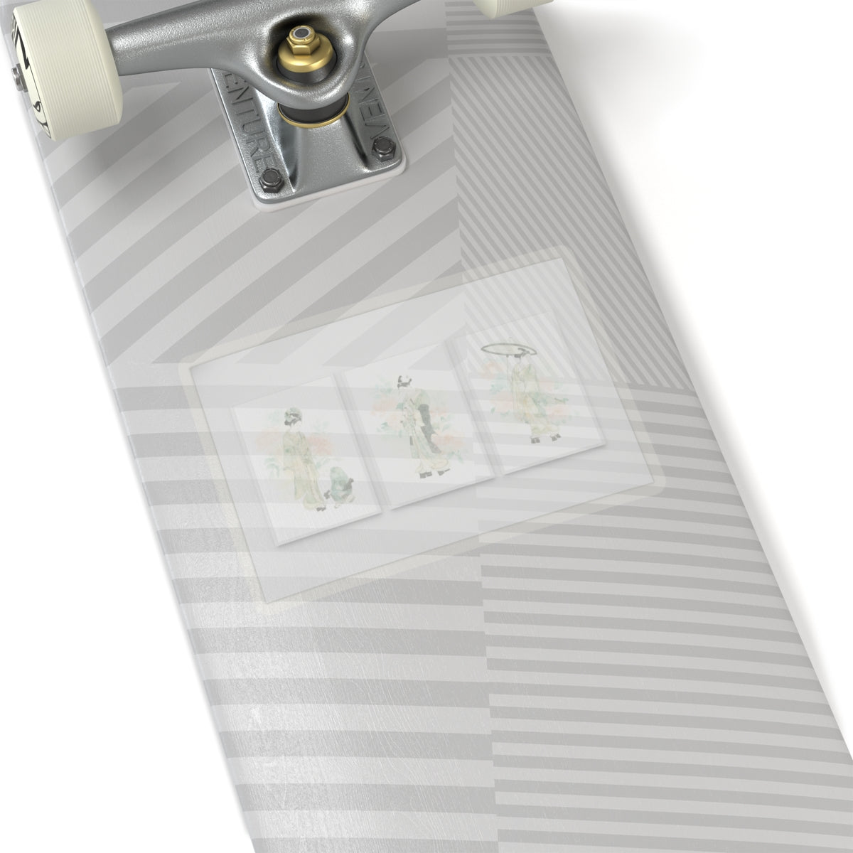 Watercolor — Tripytych Of Young Men — Kiss-Cut Sticker