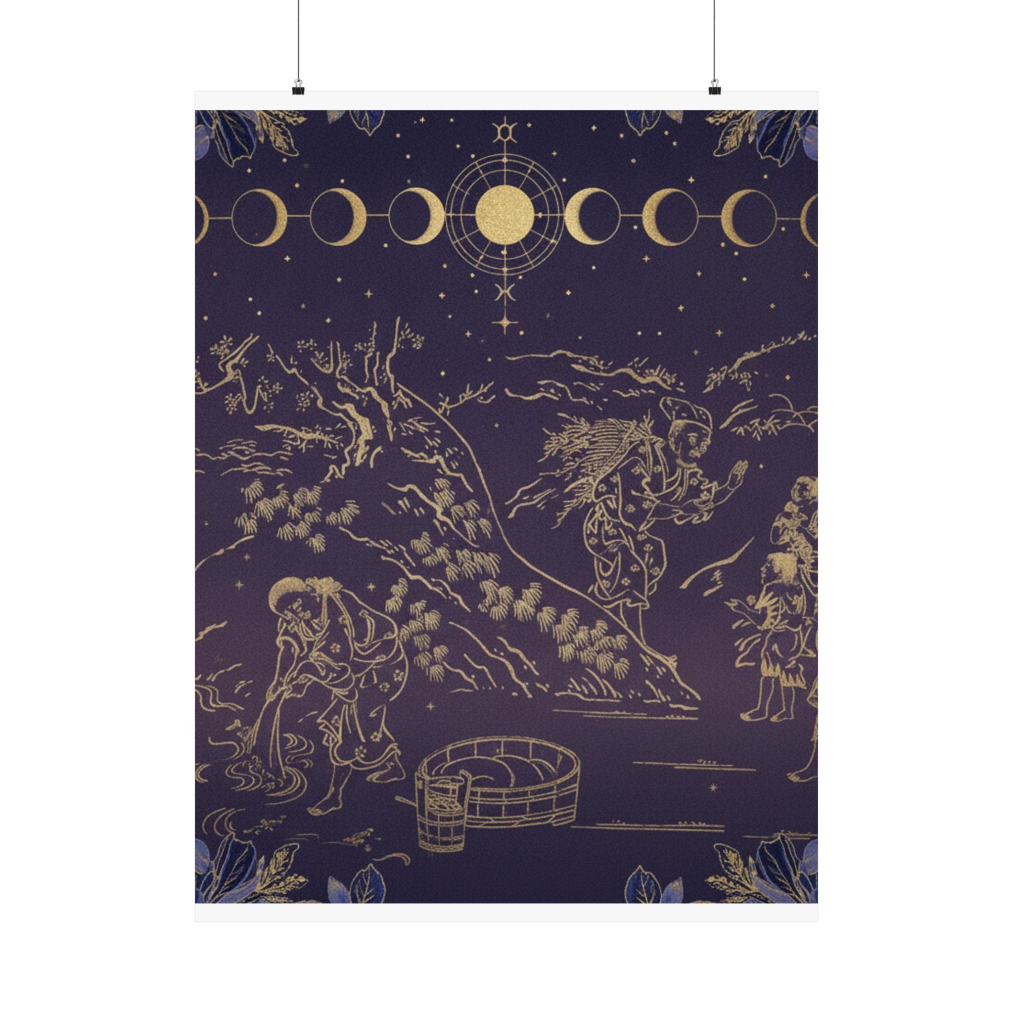 Celestial — Fagot–Gatherer Finds Boy With Sparrow — Matte Poster