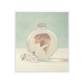 Product Marketing — Gold-Fish In A Glass Bottle — Kiss-Cut Sticker