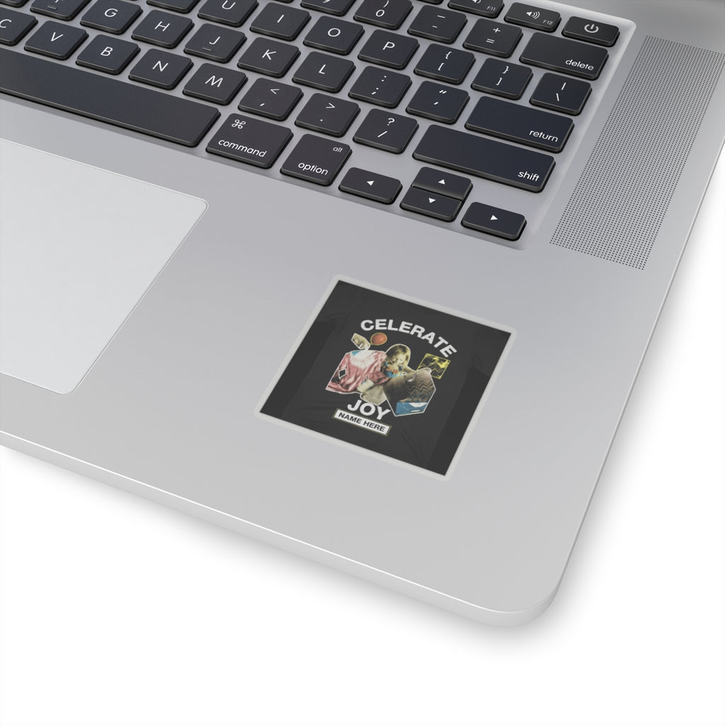 Streetwear Collage — Person — Kiss-Cut Sticker