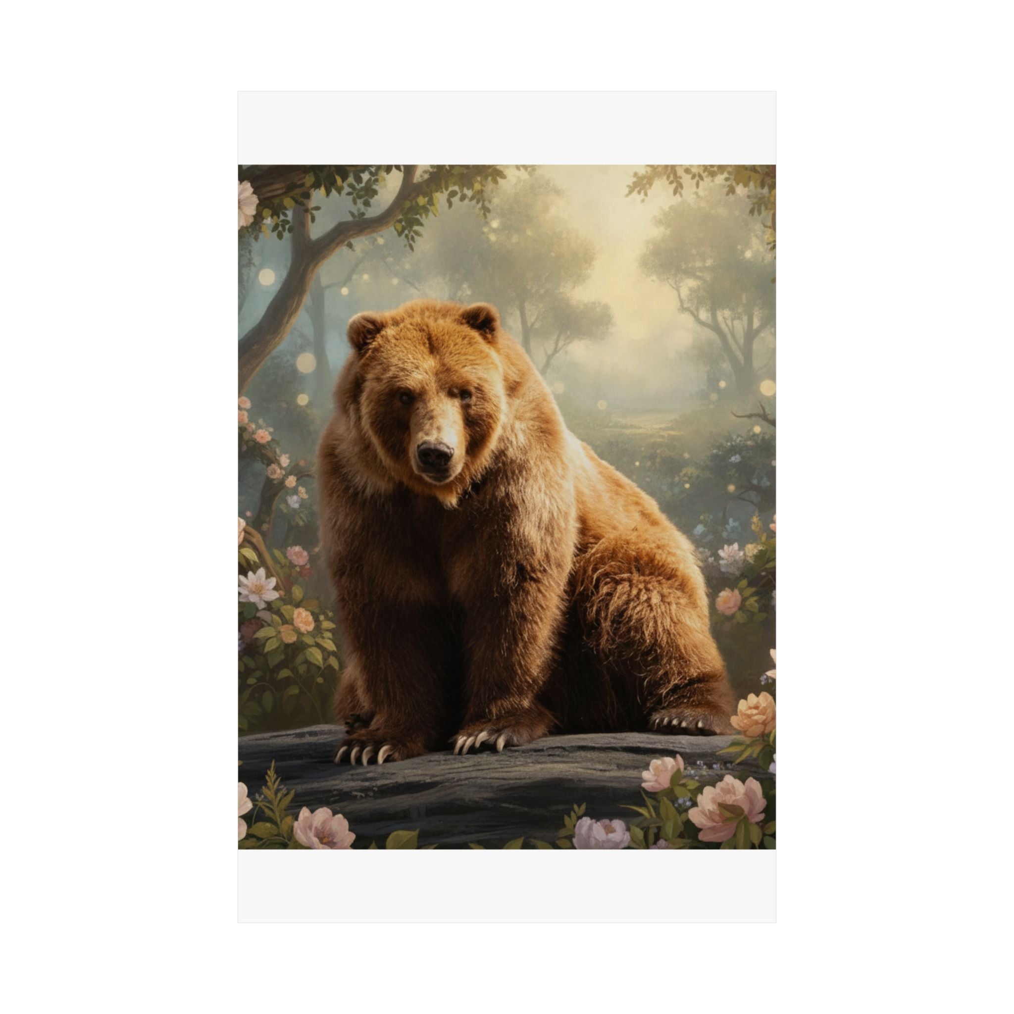 Scenic Nature — Bear — Matte Poster