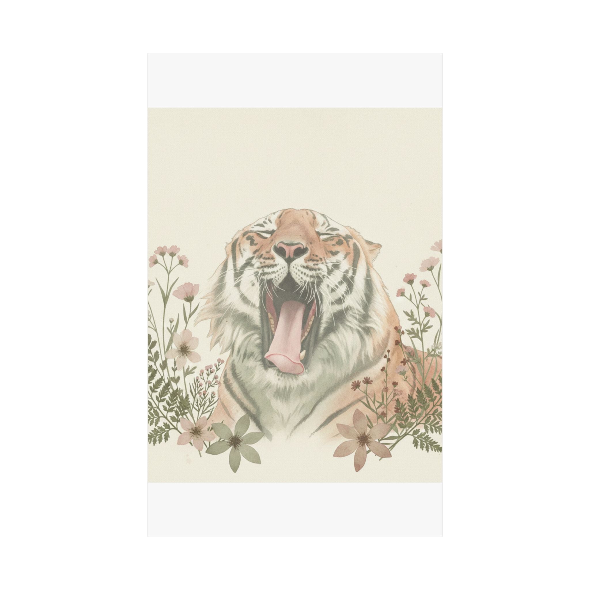 Botanical — Tiger — Matte Poster