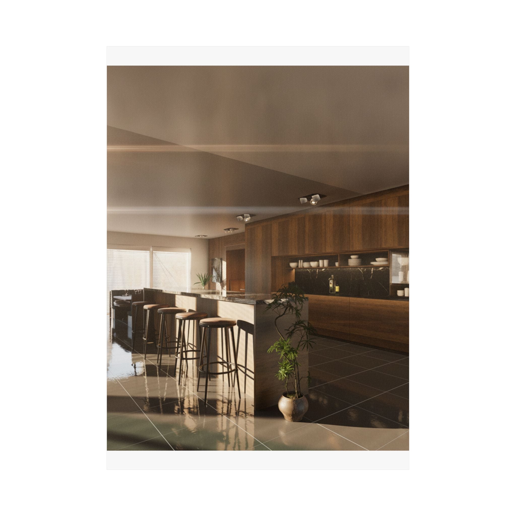 Cinematic — Kitchen — Matte Poster