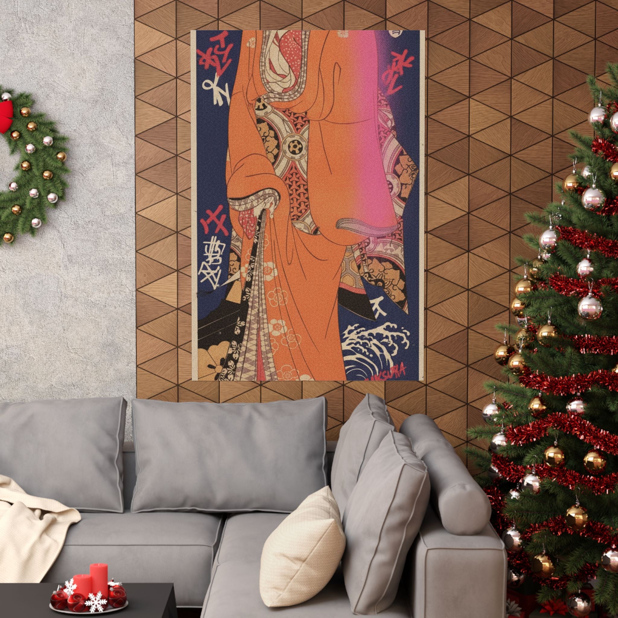 Japanese Street — Geisha, Probably A Singing Girl — Matte Poster