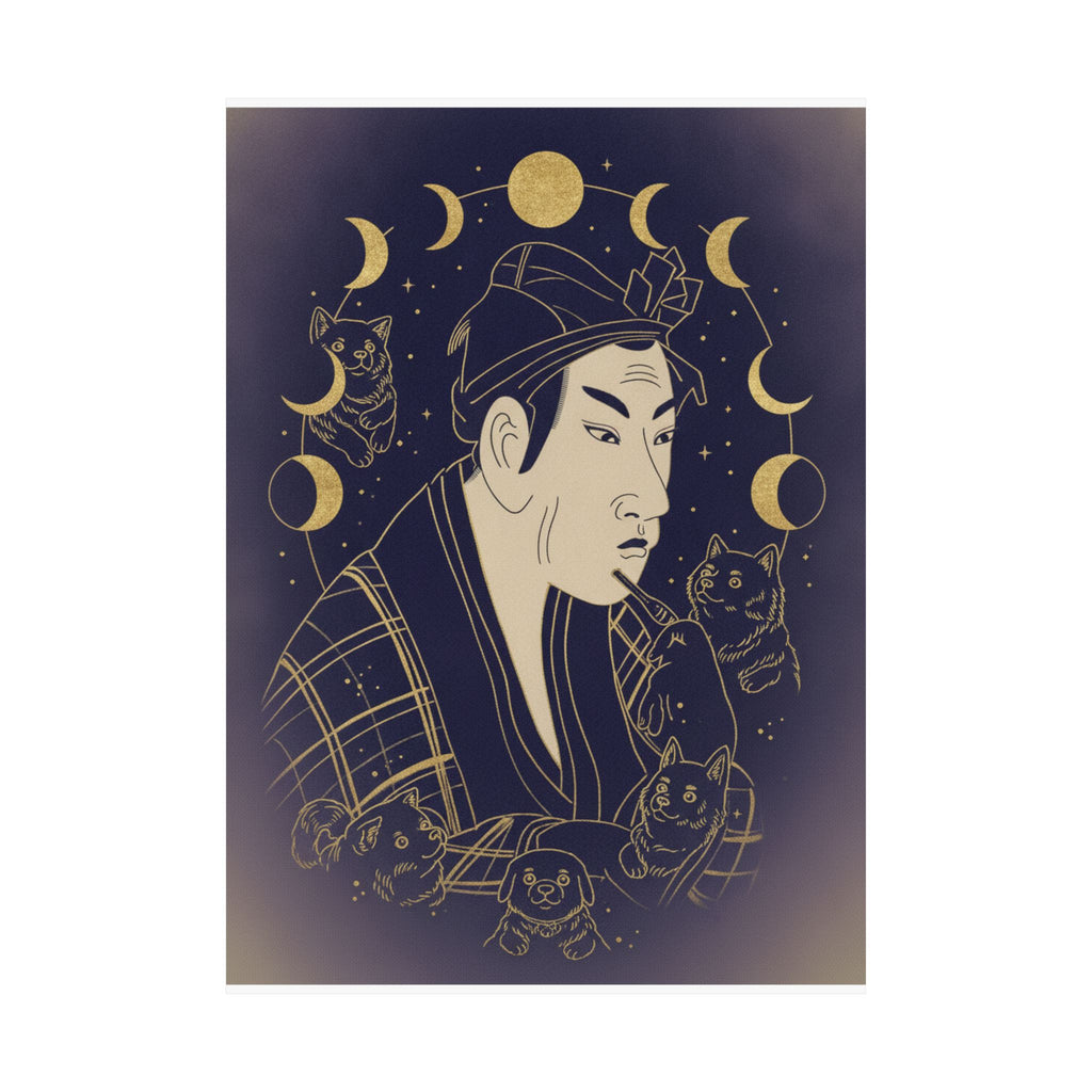 Celestial — The Actor Matsumoto Koshiro As Banzuin Chobei — Matte Poster