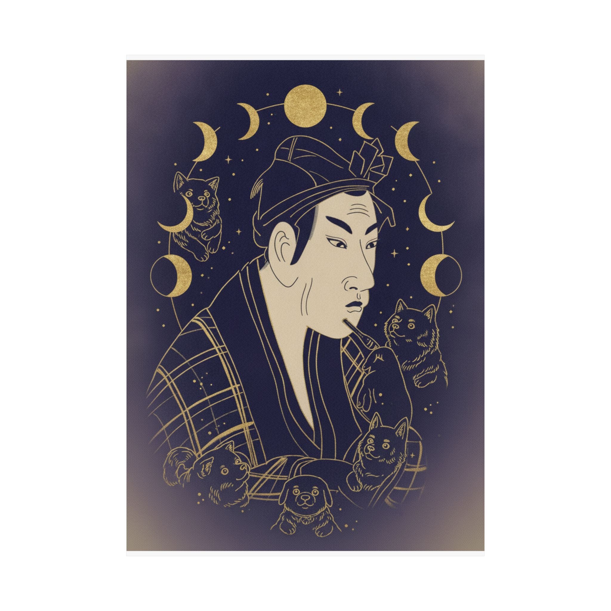 Celestial — The Actor Matsumoto Koshiro As Banzuin Chobei — Matte Poster