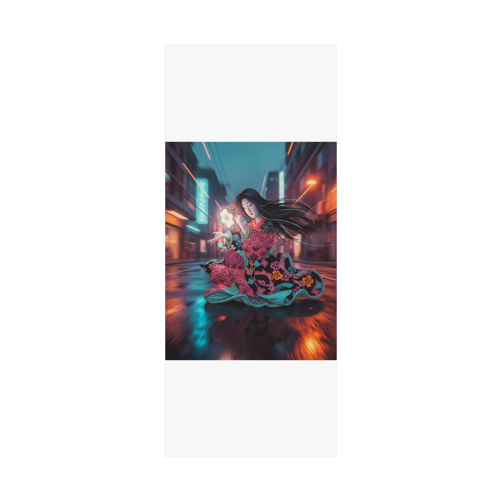 Fast Furious — Woman Playing The Tsuzumi — Matte Poster