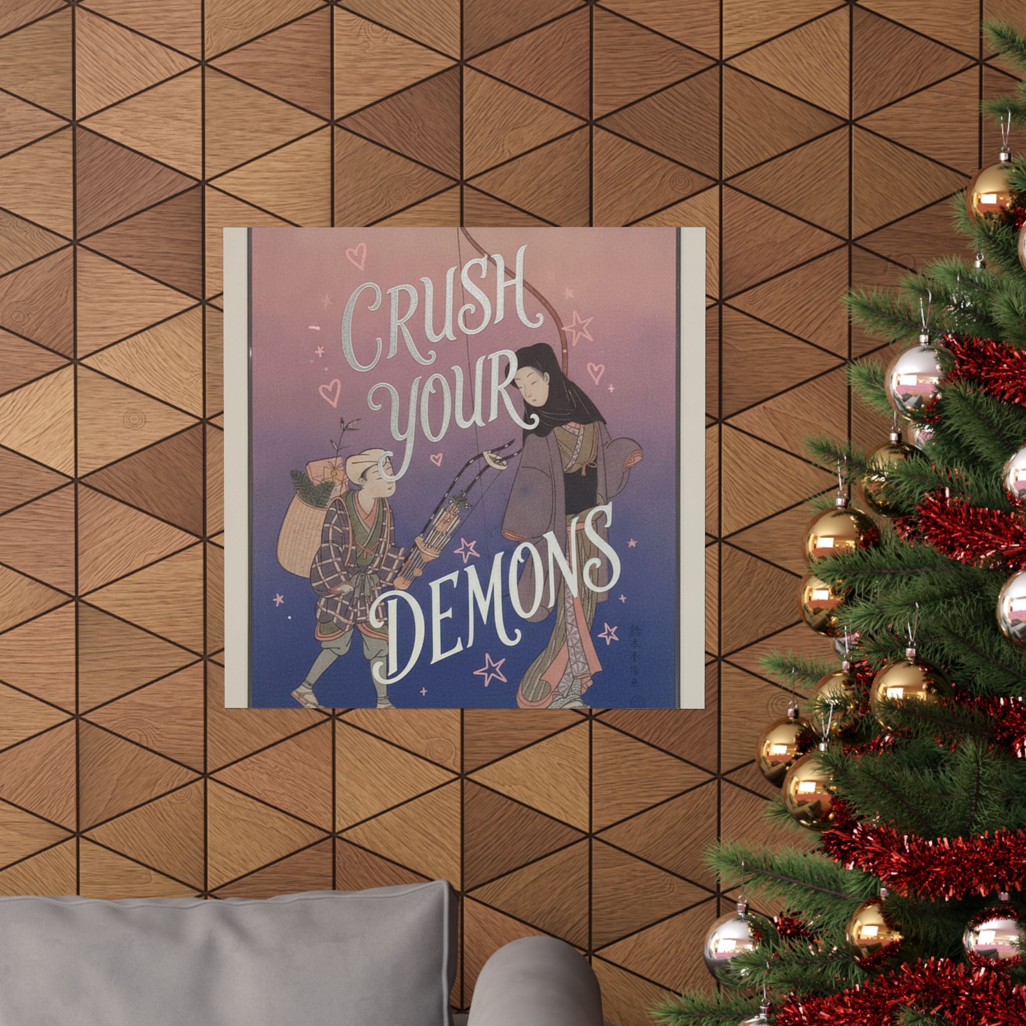 Affirmation — Demon-Crushing Bow — Matte Poster