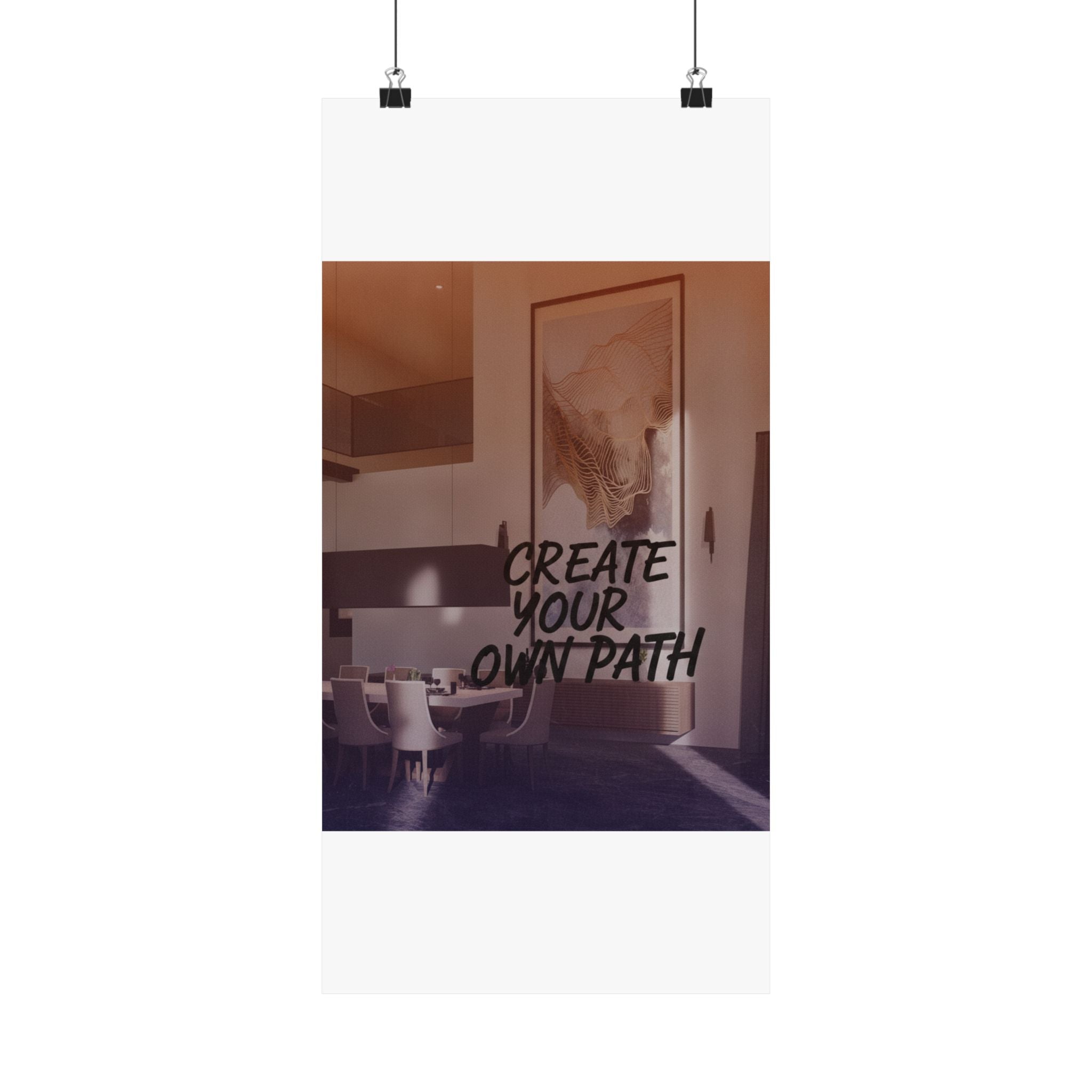 Affirmation — Abstract — Matte Poster